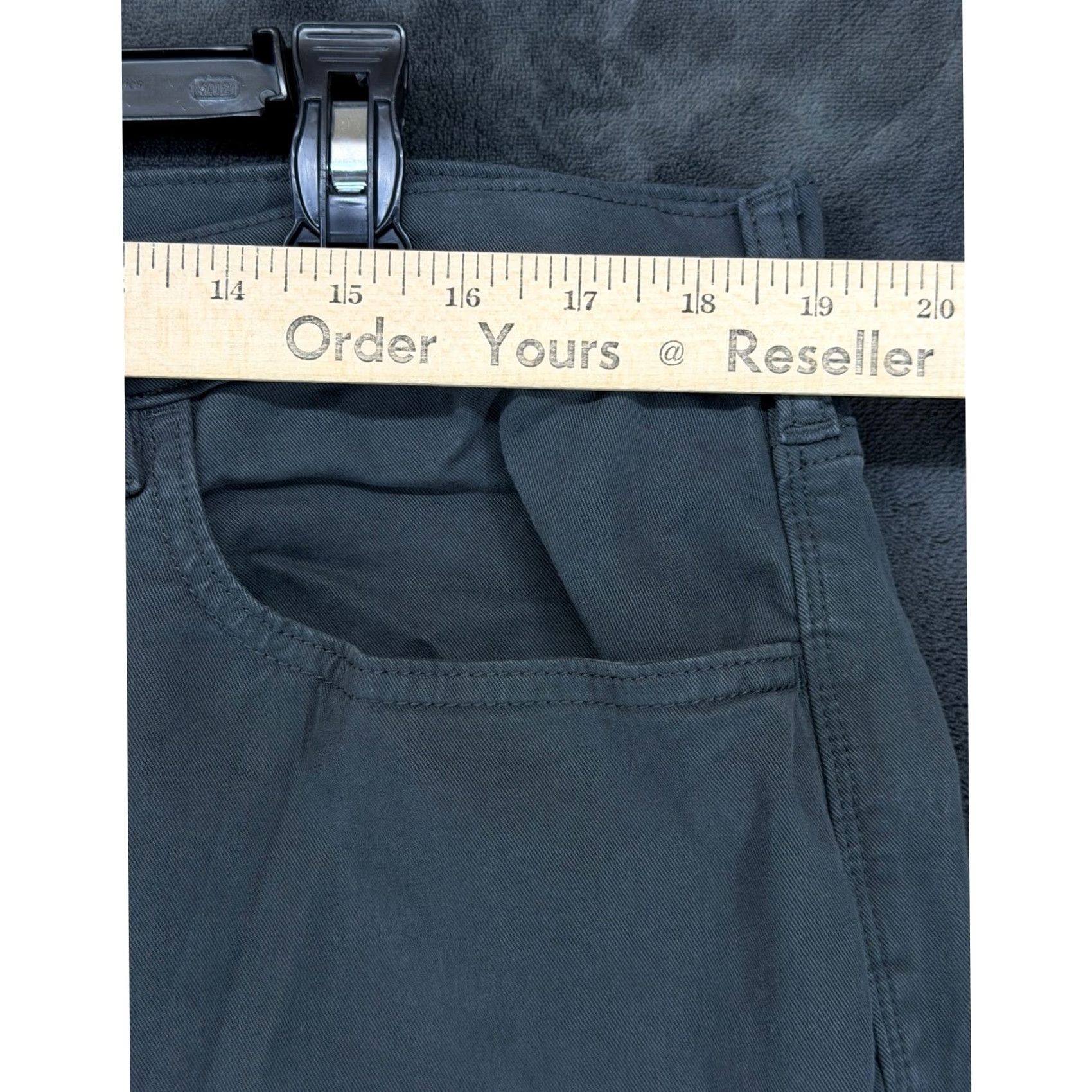 Flint And Tinder Flint and Tinder 365 Straight Fit Pants Mens 38x33 Charcoal Grey F-510002 Size US 38 / EU 54 - 6 Thumbnail