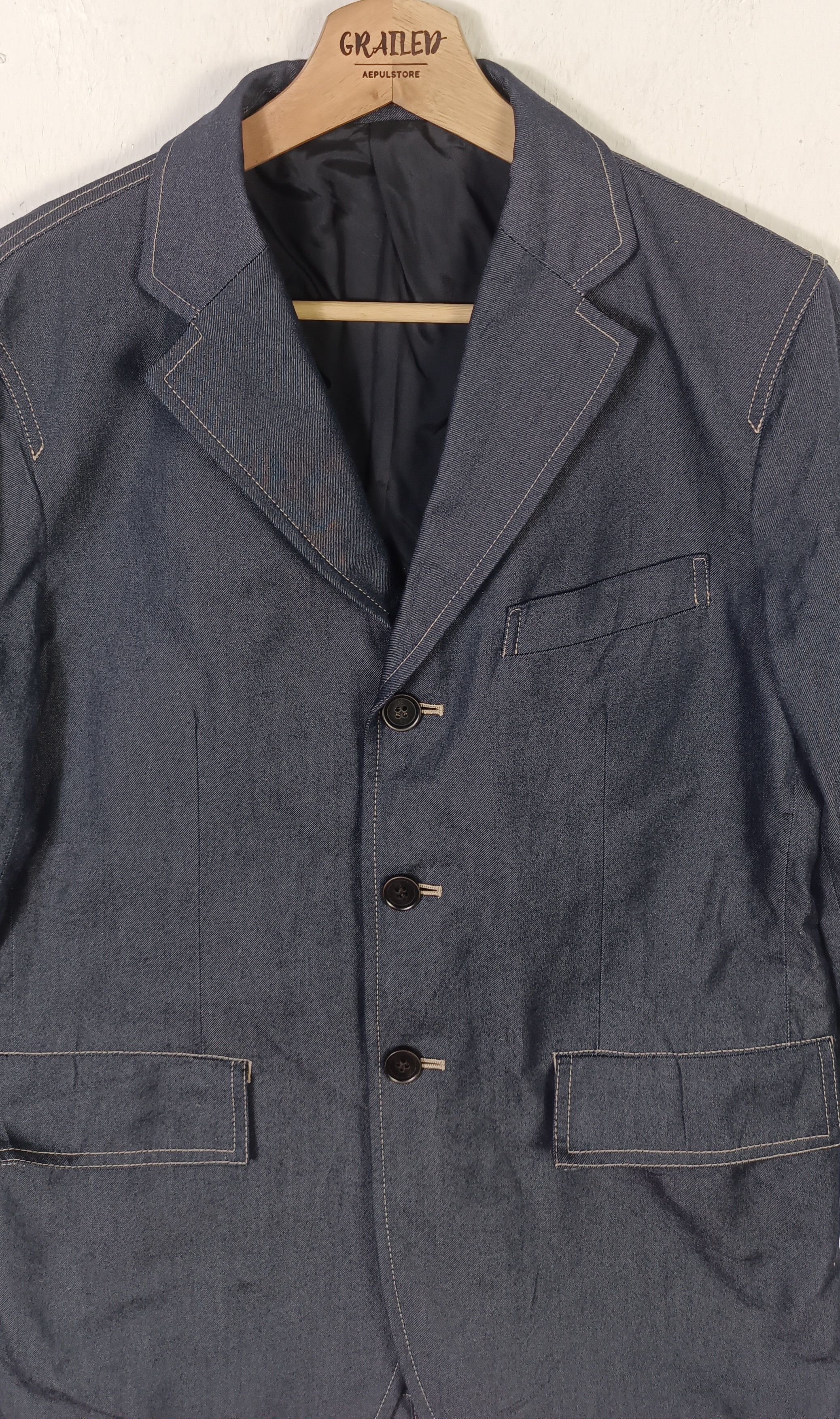 Paul Smith 💥RARE💥 PAUL SMITH Denim “Reconstructed” Size US S / EU 44-46 / 1 - 6 Thumbnail
