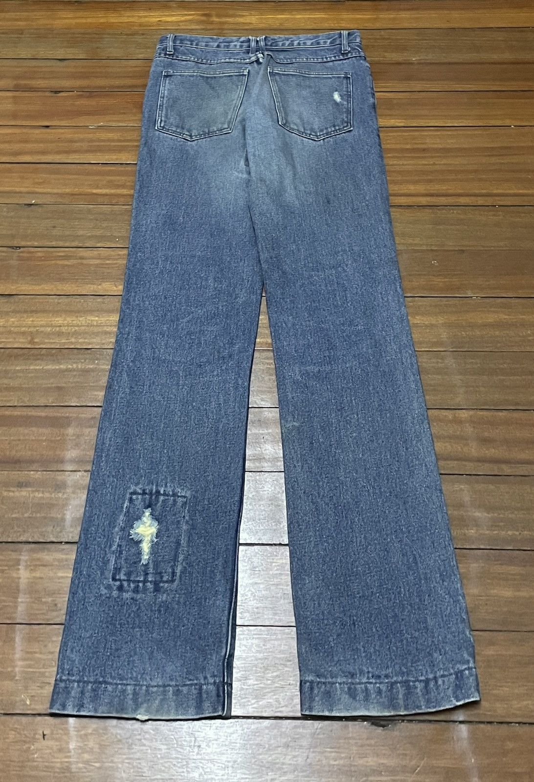 If Six Was Nine Rare Design Vintage Japanese Brand Big Holiday Jeans 1990s Size US 31 - 2 Thumbnail