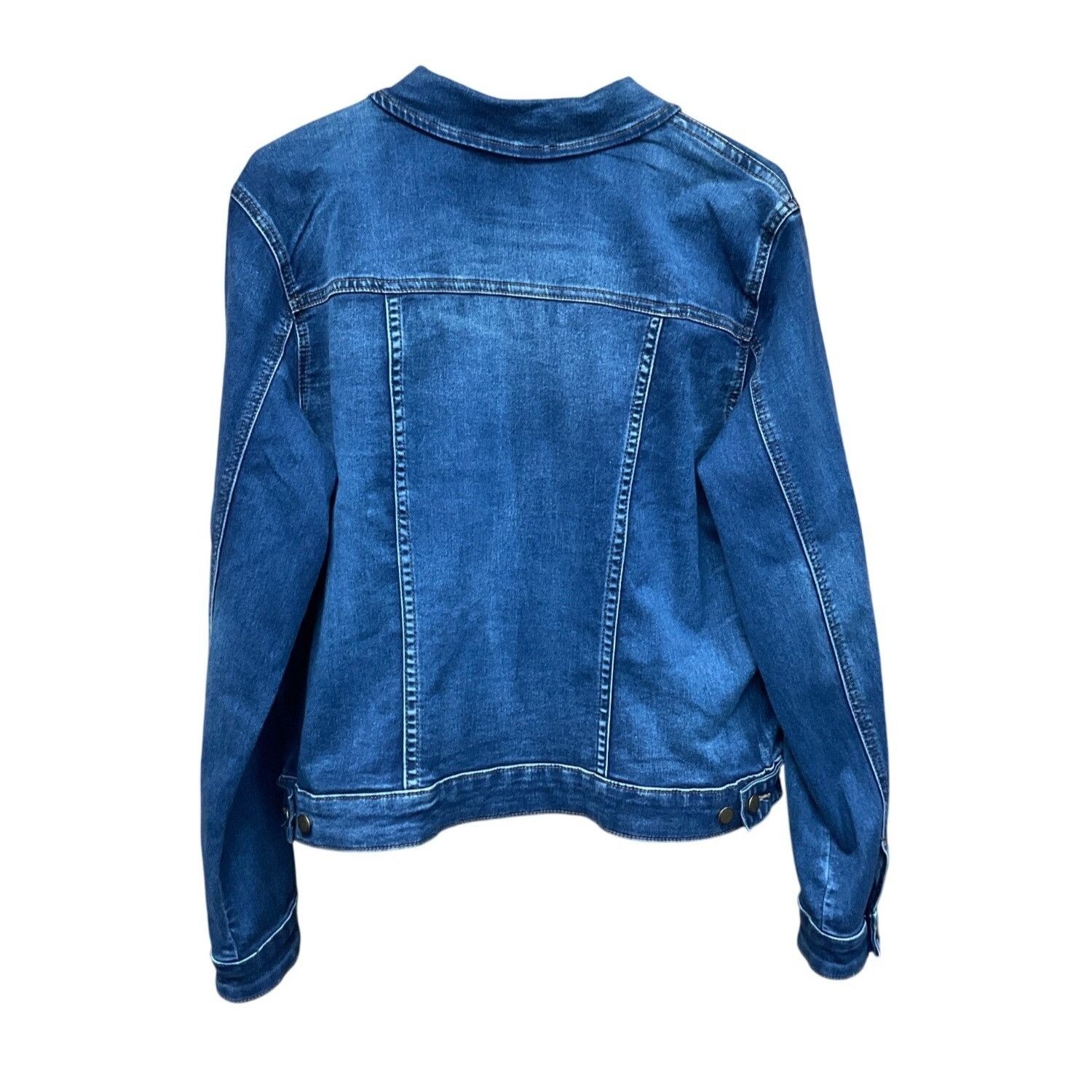 Other Womens Denim Jacket XL By Tribal Jeans Size XL / US 12-14 / IT 48-50 - 2 Thumbnail