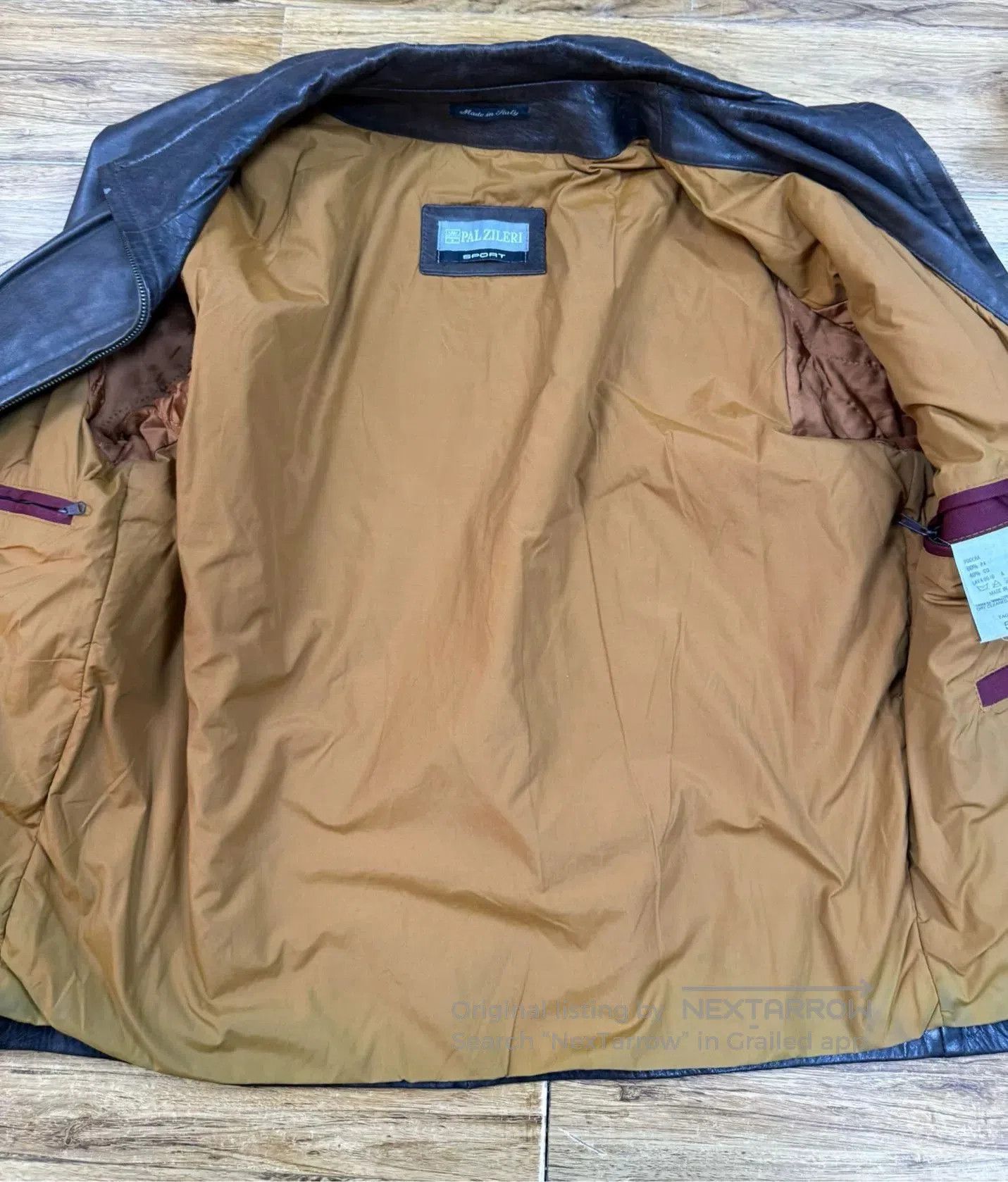 Vintage Vintage Pal Zileri Men's Leather Jacket. Size US M / EU 48-50 / 2 - 3 Thumbnail