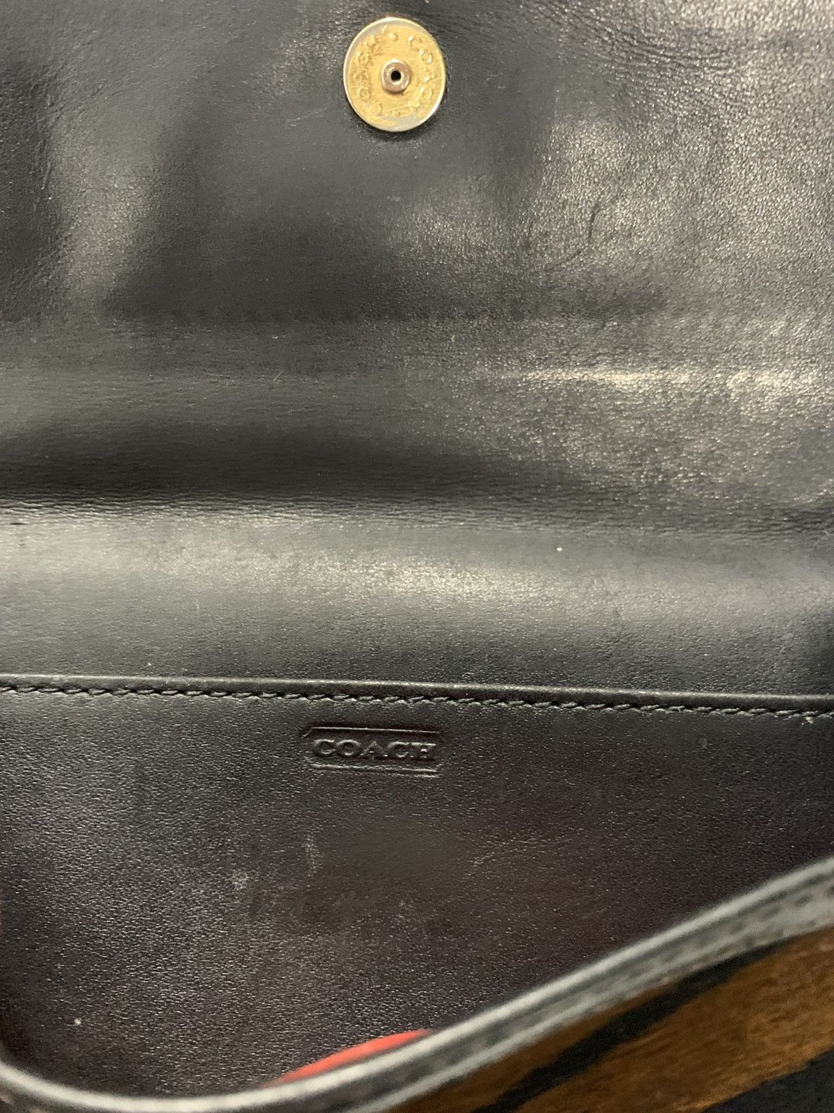 Coach Coach Brown Leather Wallet Zebra Interior - Vintage Size ONE SIZE - 4 Thumbnail