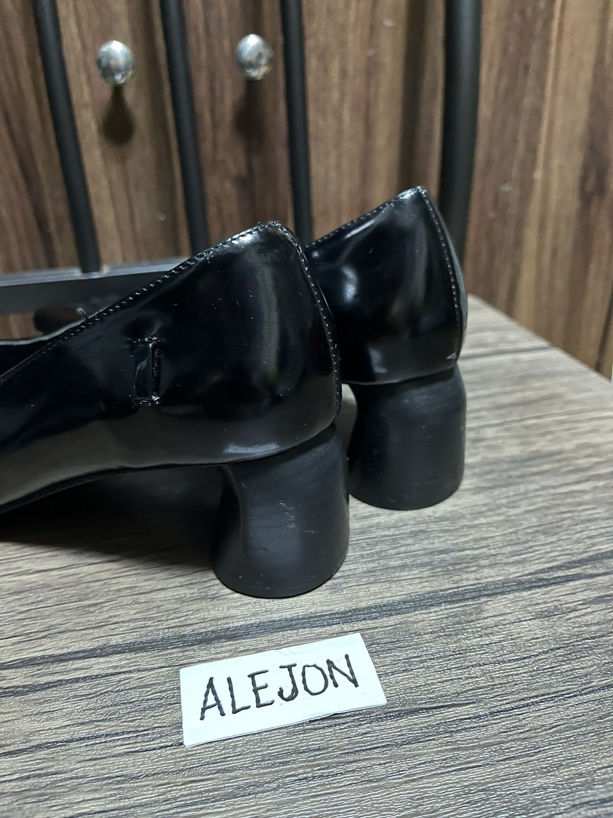 1017 ALYX 9SM 1017 ALYX 9SM BLACK PATENT MEDIUM HEELS Size US 7 / IT 37 - 5 Thumbnail