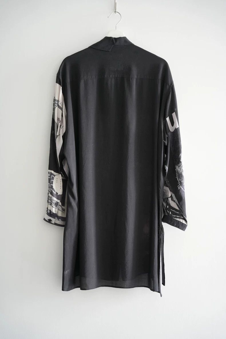 Yohji Yamamoto Yohji Yamamoto 18aw Portrait Print Shirt 2501-Nextarrow Size US M / EU 48-50 / 2 - 2 Thumbnail