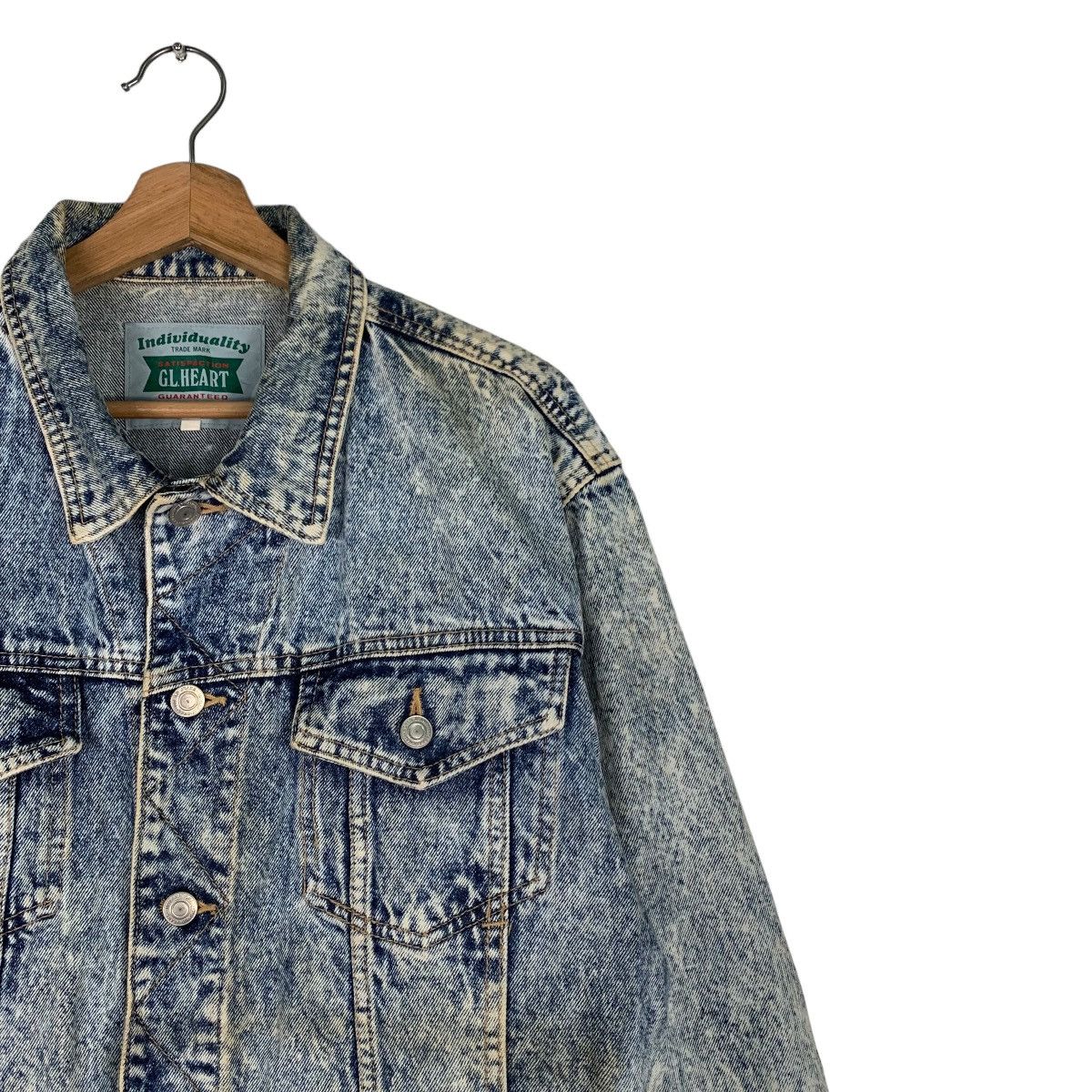 Japanese Brand G.L.HEART Stone Wash Denim Jacket #0858-C38 Size US M / EU 48-50 / 2 - 5 Thumbnail