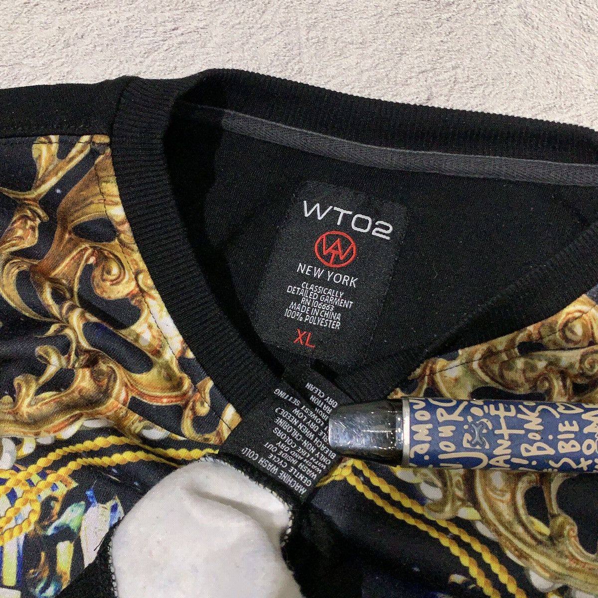 WT02 Sweatshirt Vintage WTO2 Size US XL / EU 56 / 4 - 4 Thumbnail