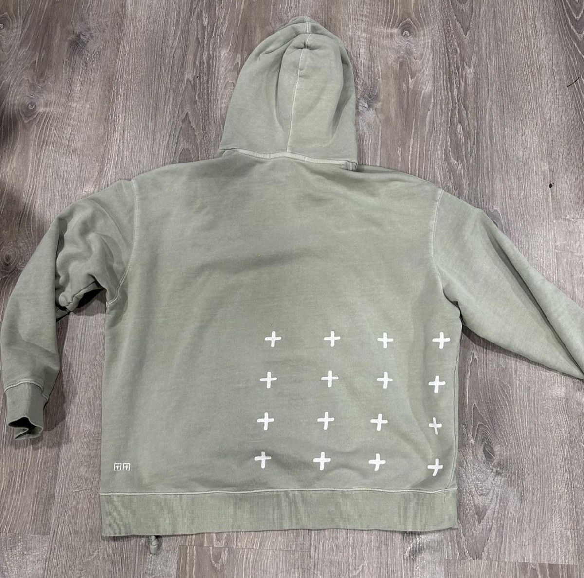 Ksubi Ksubi 4x4 Biggie Hoodie - Iced Grass Size US L / EU 52-54 / 3 - 1 Thumbnail