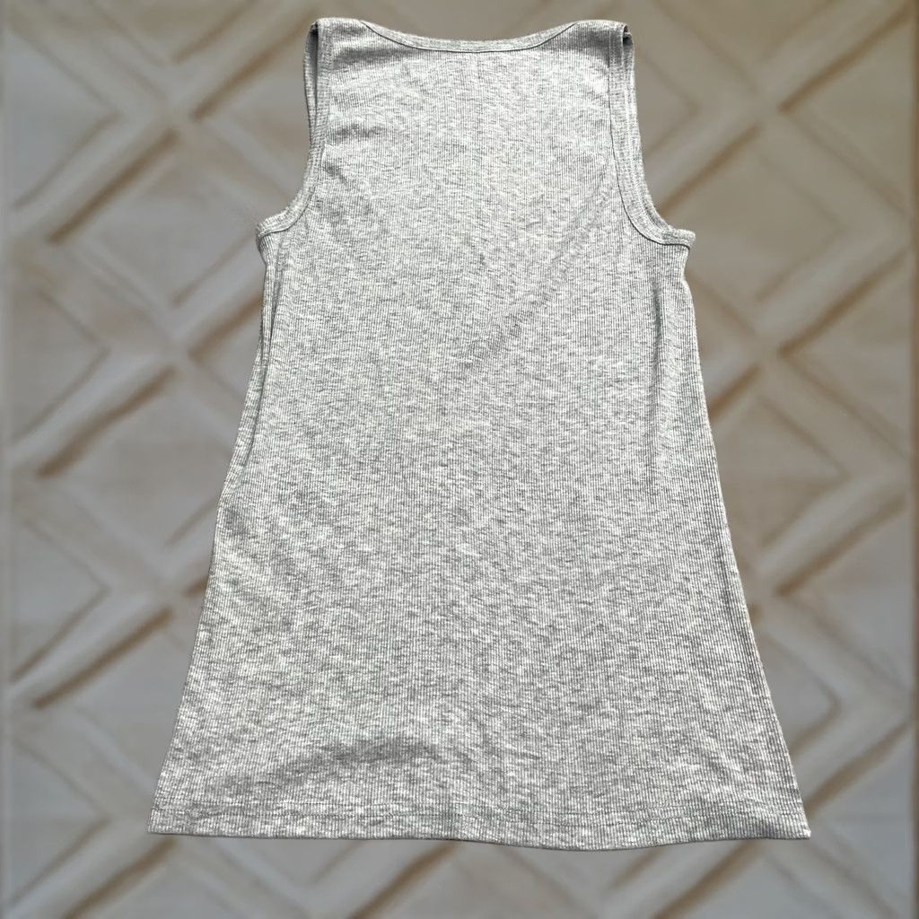 Spyder Spyder Mens Tank Top Ribbed Knit Gray Sleeveless Round Neck Cotton Polyester Stretch Regular Large T-Shirt Vintage: No Size US L / EU 52-54 / 3 - 1 Thumbnail