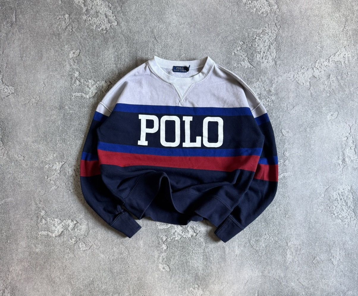 Polo Ralph Lauren Polo Ralph Lauren XS big logo sweatshirt pullover jumper Size XS / US 0-2 / IT 36-38 - 1 Thumbnail