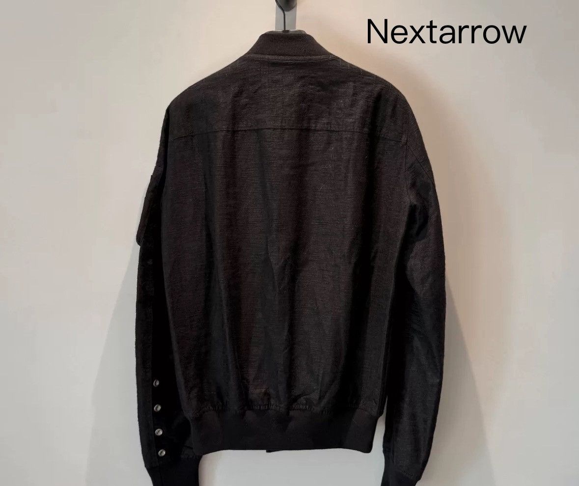 Rick Owens Rick owens Mainline Ray MA1 Black Ray Jacket Pilot Jacket Size US M / EU 48-50 / 2 - 2 Thumbnail