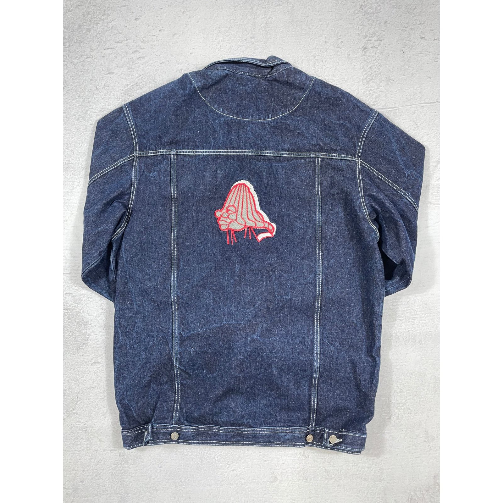 Fubu Vintage Fubu Blue Full Sleeve Denim Jacket - Men's 2XL Size US XXL / EU 58 / 5 - 2 Thumbnail