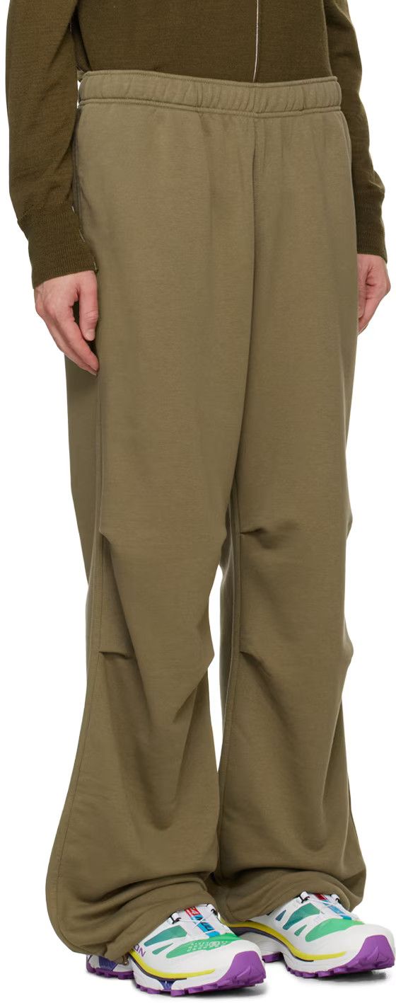 MM6 × Maison Margiela MM6 Maison Margiela Green Tucked Sweatpants Size US 36 / EU 52 - 2 Thumbnail