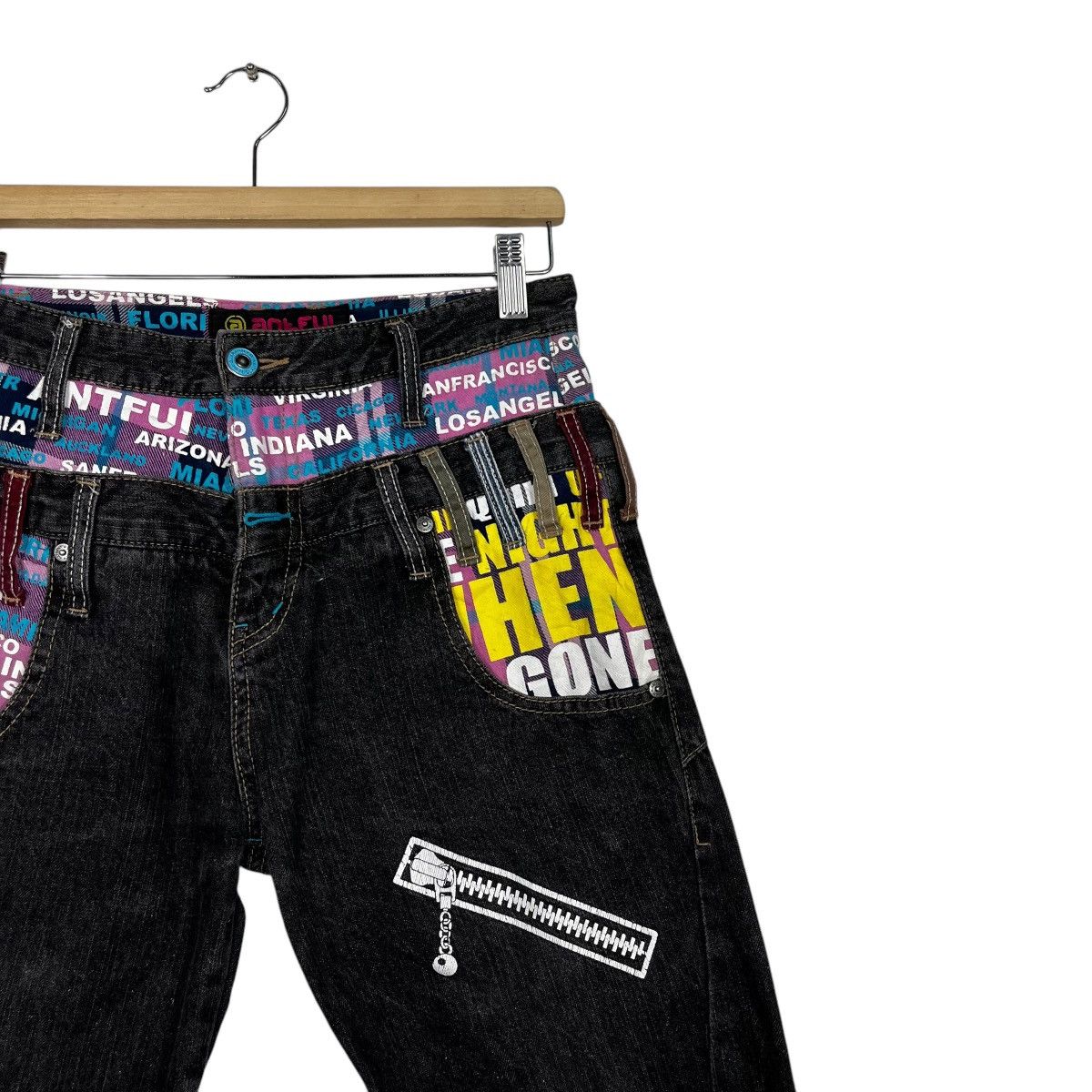 Japanese Brand Vintage Antful Double Waist Seditionaries Denim Jeans Size US 28 / EU 44 - 5 Thumbnail