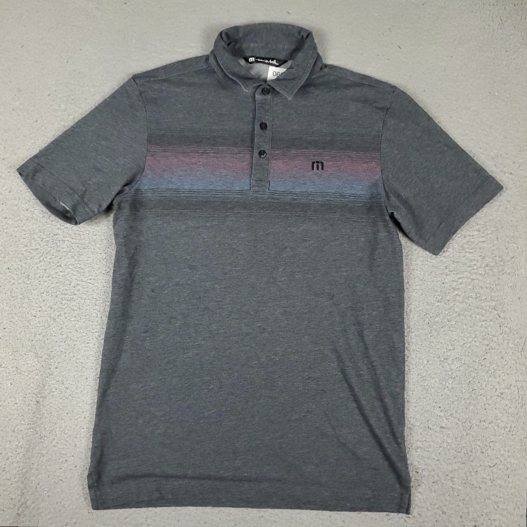 TravisMathew Travis Mathew Polo Shirt Mens Size Small Gray Golf Casual Short Sleeve Size US S / EU 44-46 / 1 - 2 Thumbnail
