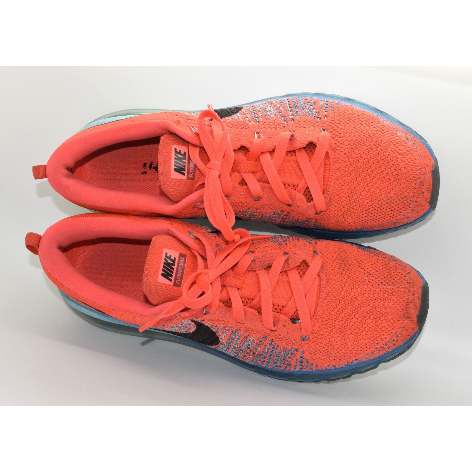 Nike NIKE Flyknit Max Crimson Blue Sneaker 620469-600 Shoes 11.5 Size US 11.5 / EU 44-45 - 3 Thumbnail