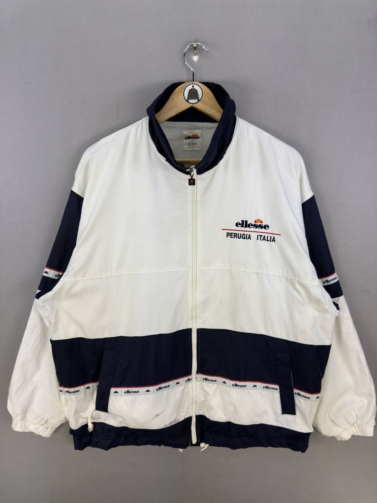 Ellesse Ellesse Perugia Italia Windbreaker Jacket Size US XL / EU 56 / 4 - 1 Thumbnail