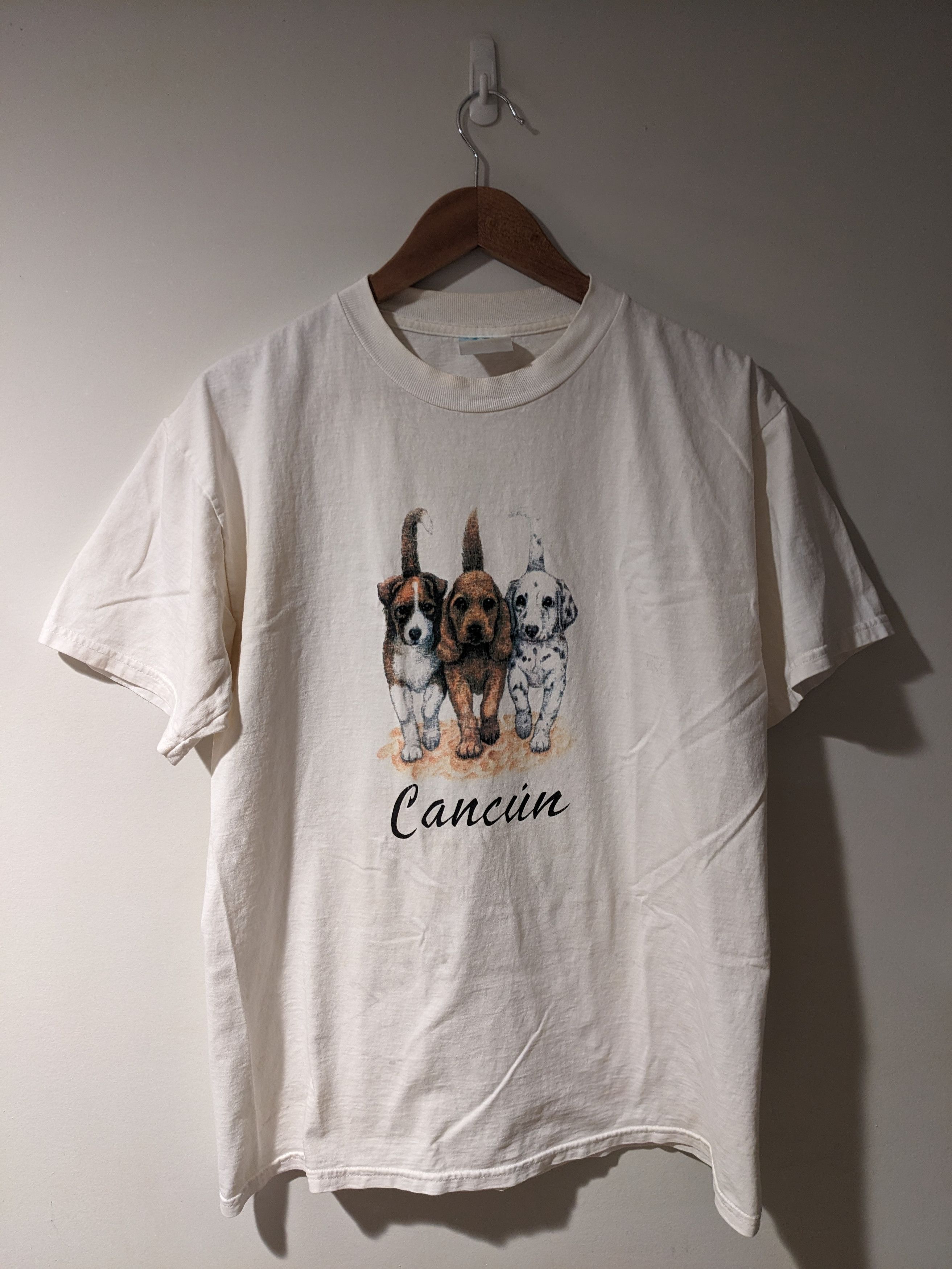 Vintage Vintage 90s Labrador Retriever Dalmatian Linda Lori T-Shirt Size US M / EU 48-50 / 2 - 1 Thumbnail