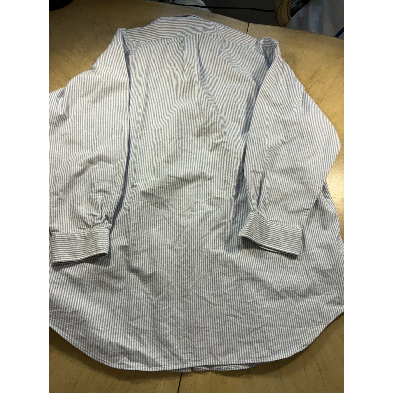 Polo Ralph Lauren VTG 90s Ralph Lauren Yarmouth Oxford Stripe Shirt Men 16.5 Size US L / EU 52-54 / 3 - 11 Thumbnail