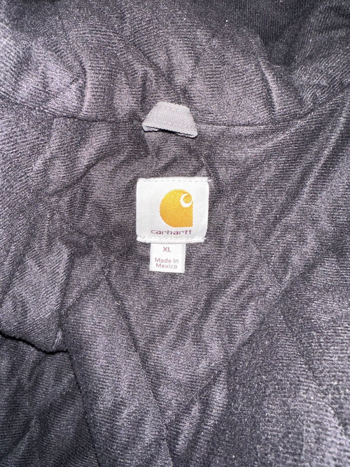 Carhartt VTG Y2K Carhartt J130 GVL Gray Hooded Jacket Canvas Workwear Size US XL / EU 56 / 4 - 8 Thumbnail