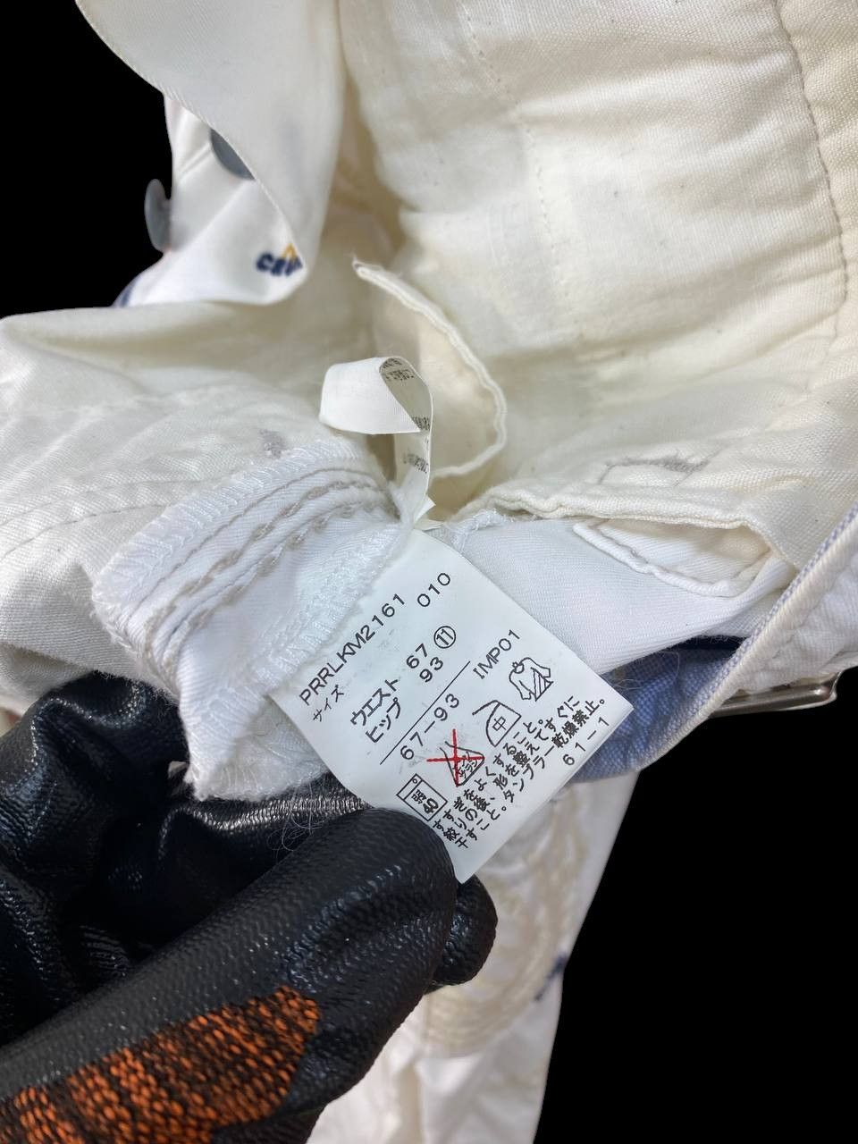 Polo Ralph Lauren Polo Ralph Lauren Off-White Utility Cargo spider-web Stitch Size US 30 / EU 46 - 12 Thumbnail