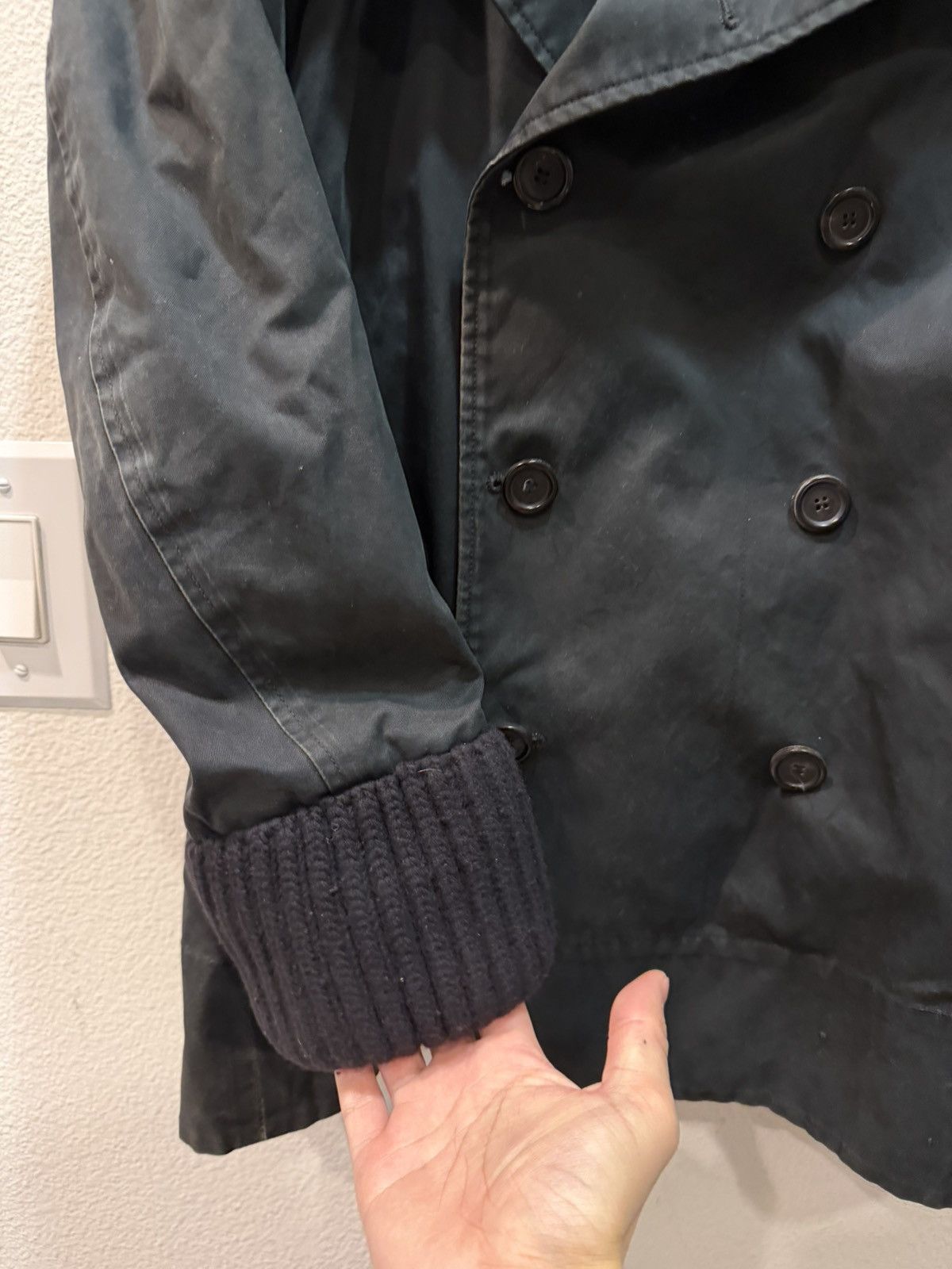 Yves Saint Laurent 2007 Wool Lined Peacoat 50 Size US M / EU 48-50 / 2 - 3 Thumbnail