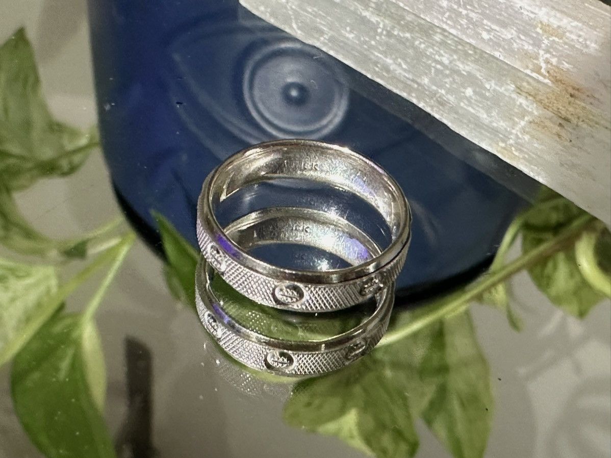 Vintage Estate 18K WG Rotating Ring, size 6.5 / 54 Size ONE SIZE - 3 Thumbnail