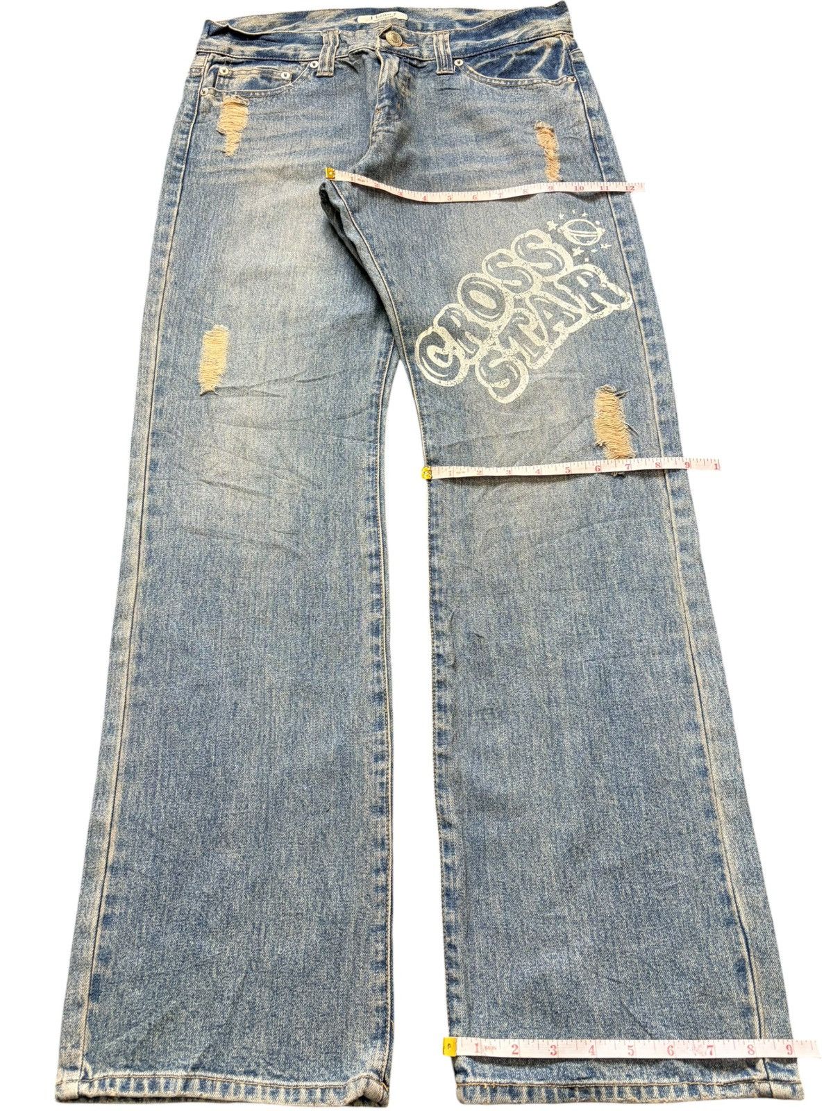 Acne Studios Vintage / Y2K J Honey Rusty Wash Distress Loose Jeans Size 32" / US 10 / IT 46 - 8 Thumbnail