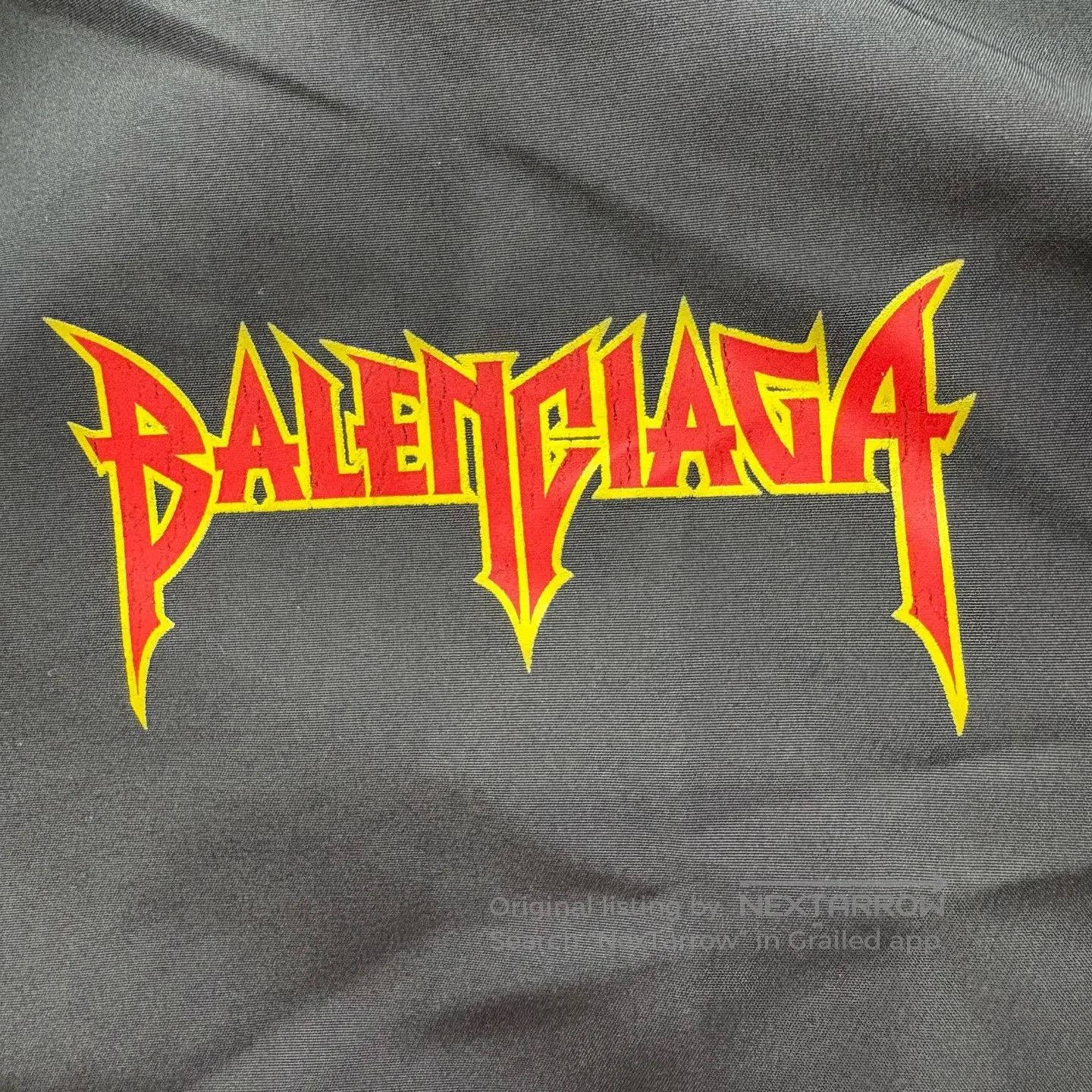 Balenciaga Balenciaga Size48 FW22 Logo Printed Single-Pull Zipper Regu Size US M / EU 48-50 / 2 - 5 Thumbnail