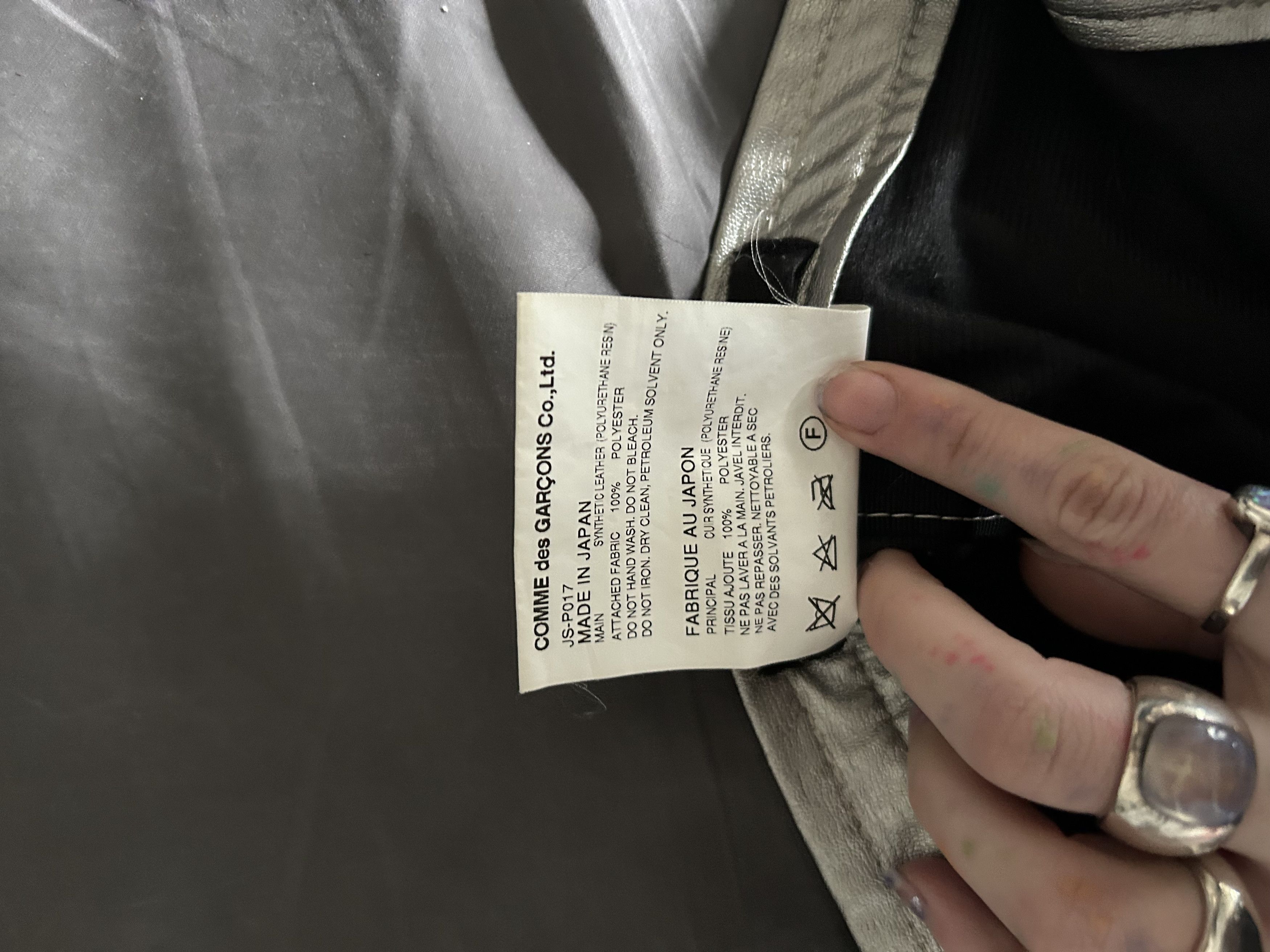 Comme des Garcons Comme des Garçons Silver pants rare Size 26" / US 2 / IT 38 - 4 Thumbnail