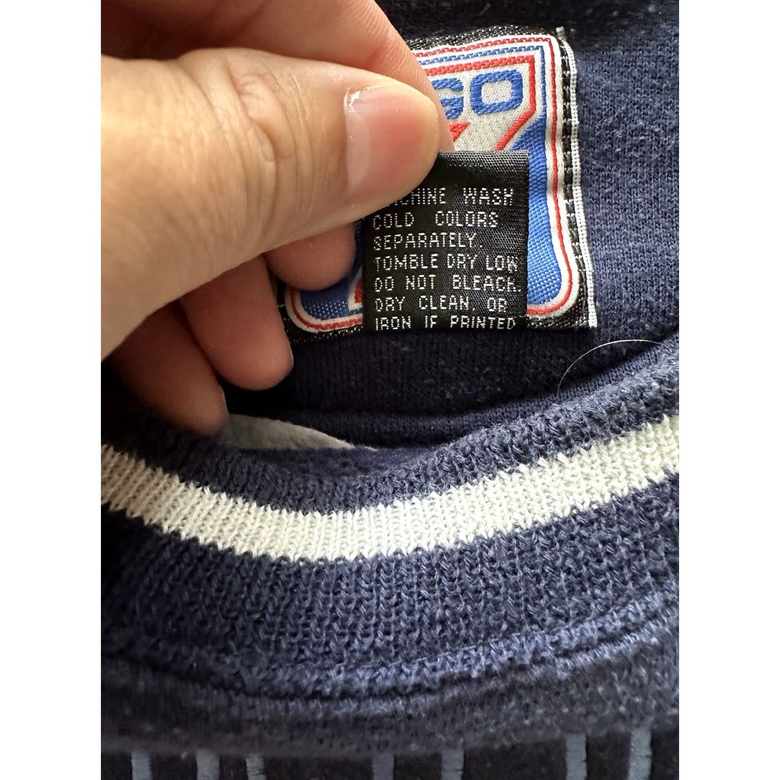 Logo 7 VINTAGE Logo 7 Sweatshirt Mens Size L Blue Gray 1995 Super bowl XXIX Embroidered Size US L / EU 52-54 / 3 - 5 Thumbnail