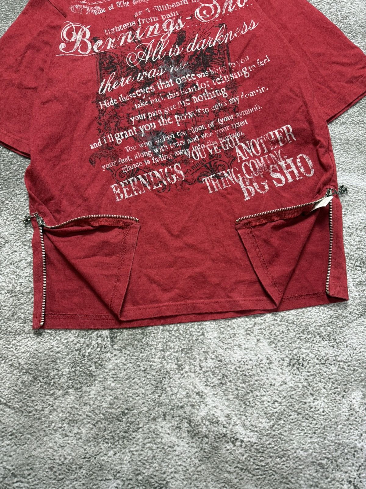 BERNINGS SHO BERNINGS SHO CRAZY POEM TEE Size US M / EU 48-50 / 2 - 5 Thumbnail
