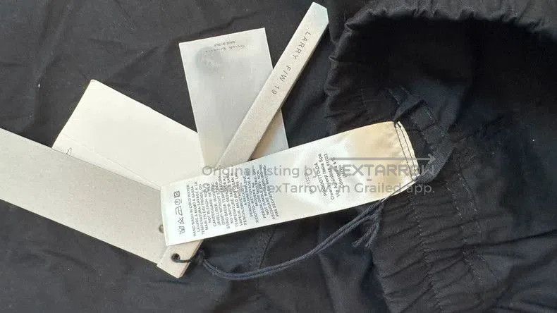 Rick Owens Black Cargo Pants.