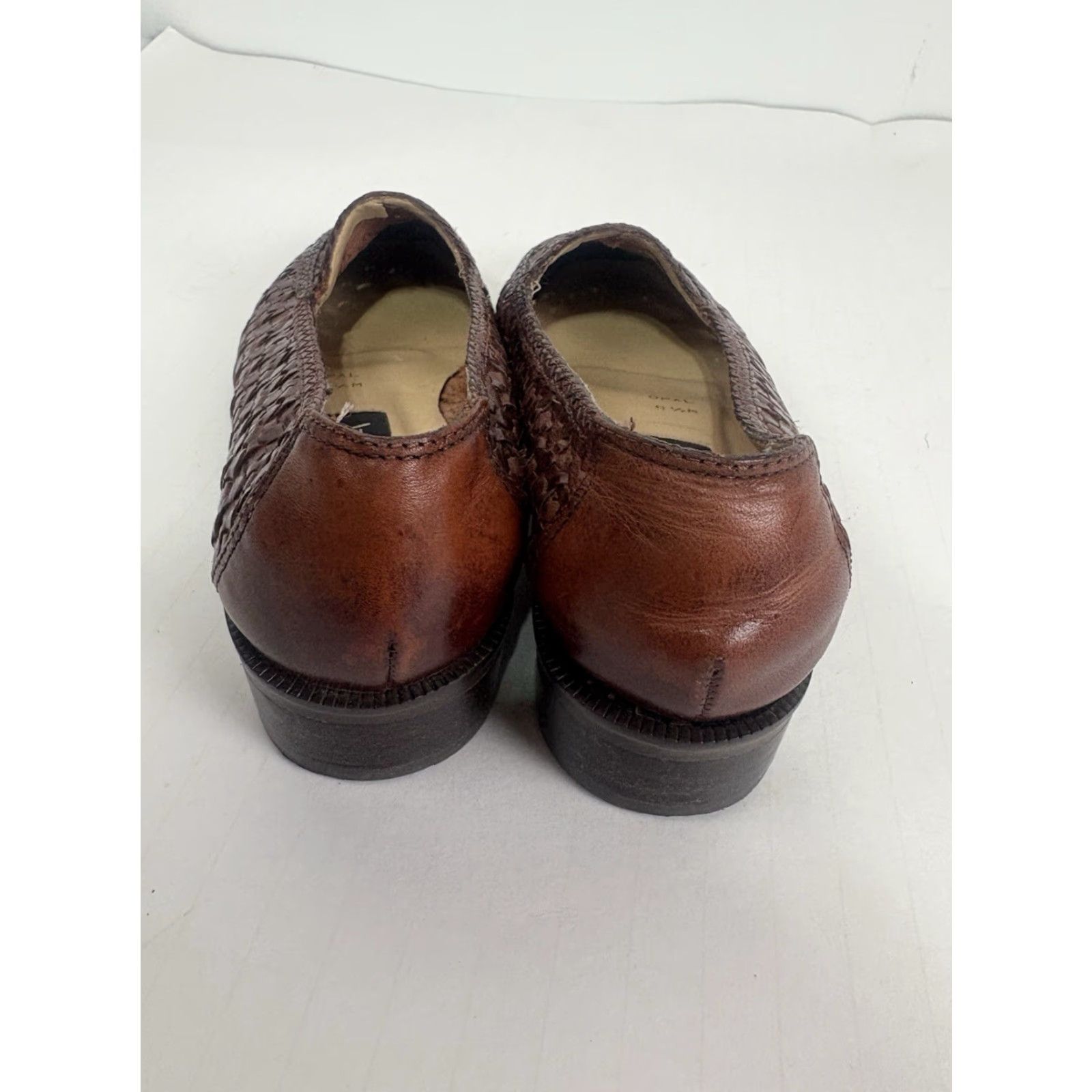 Vintage Ipanema Opal Brown Leather Slip-On Flats Womens Size 6.5M Casual Bohemian Size US 7 / IT 37 - 5 Thumbnail