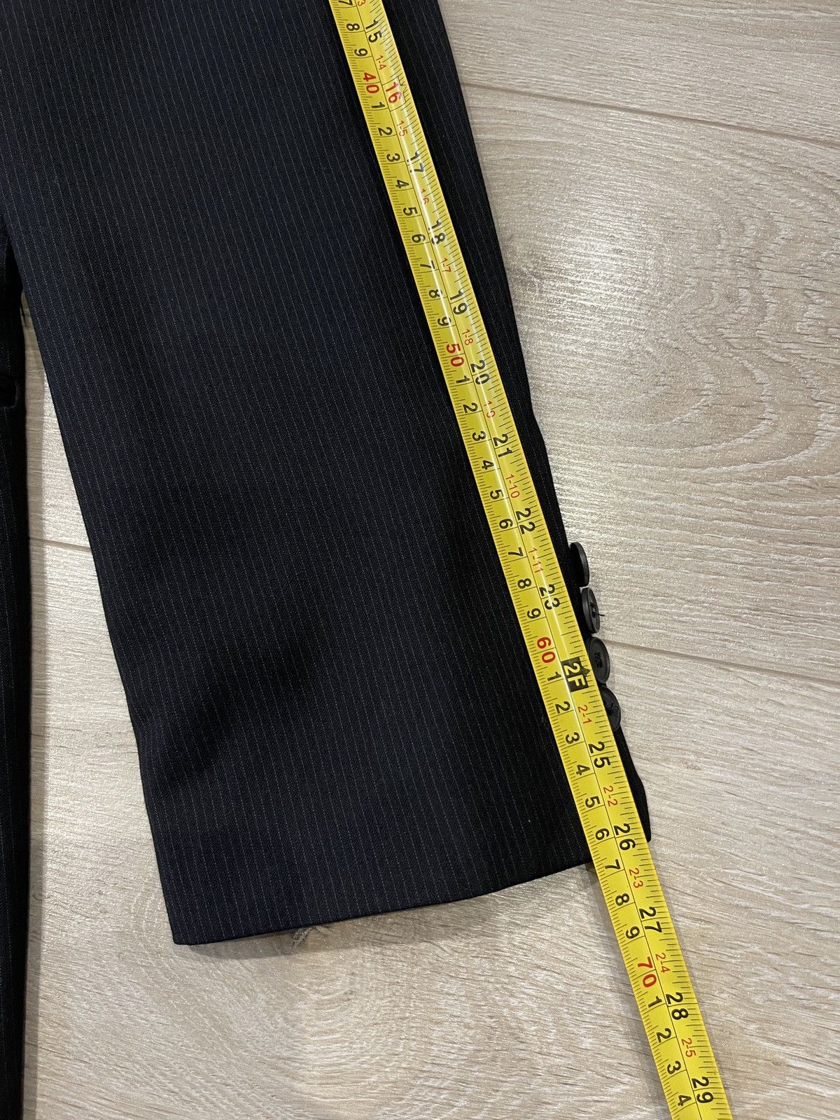 Vintage Biaggini classic suit black mens blazer + trousers 42R Size 42R - 17 Thumbnail