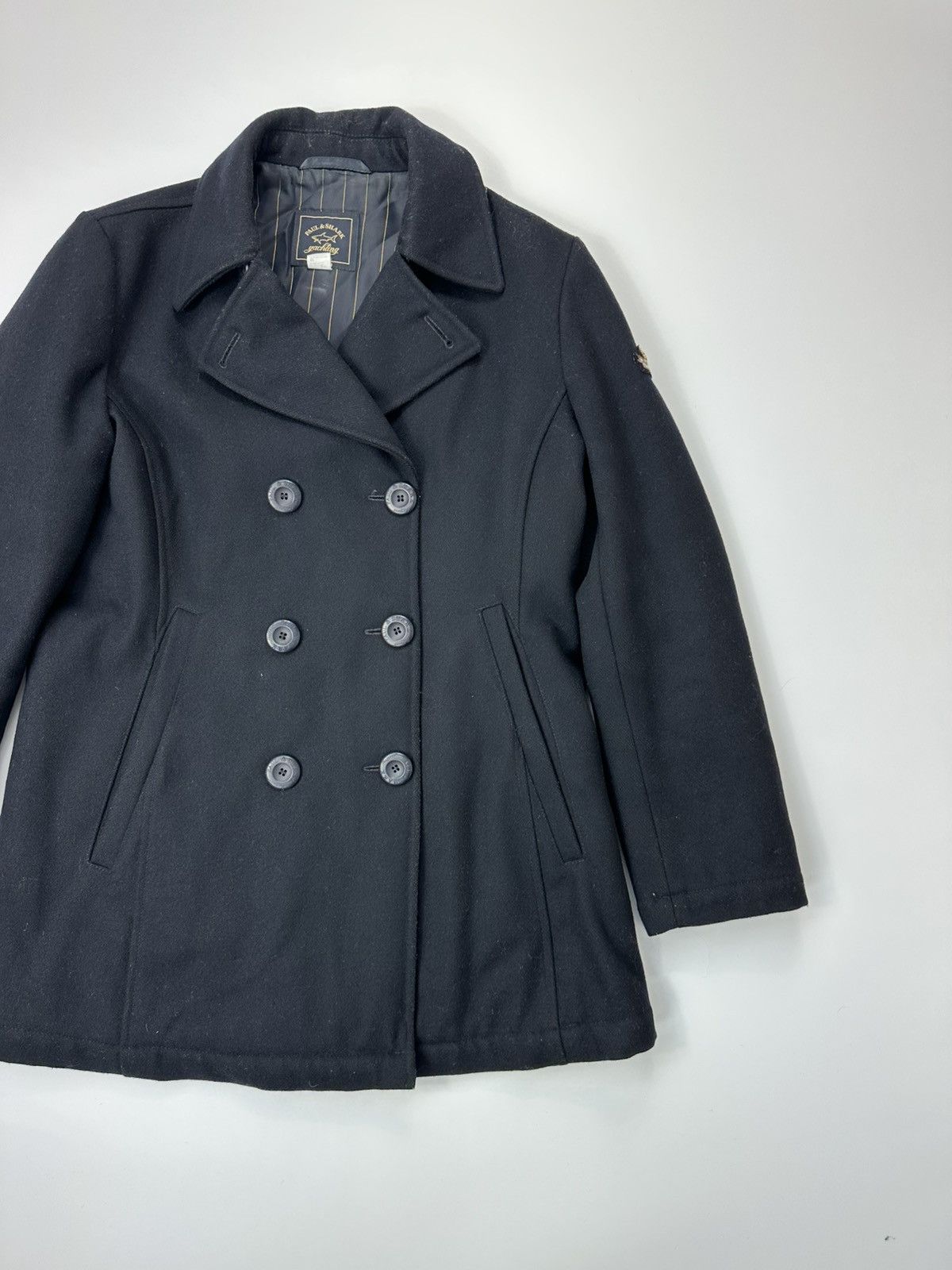 Paul & Shark Paul & Shark Wool Heavy Coat Men's L Size Black Size US L / EU 52-54 / 3 - 4 Thumbnail