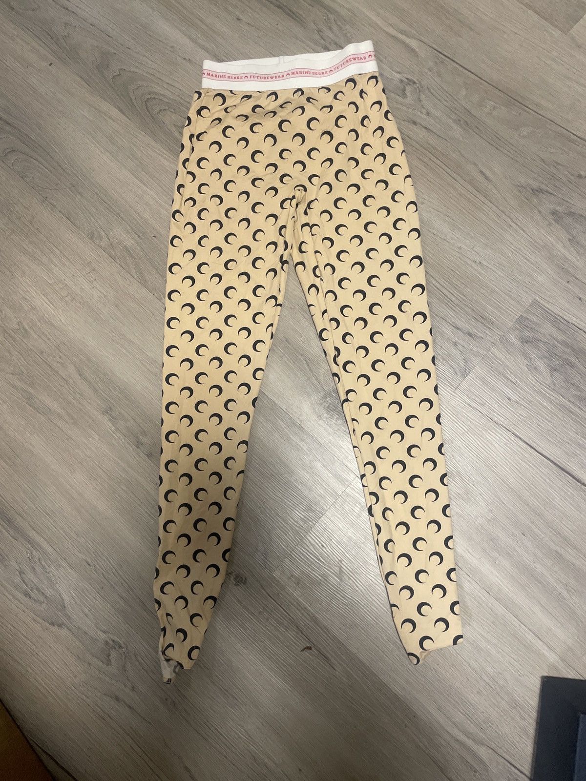 Marine Serre Marine Serre Moon Printed Skinny-Cut Leggings Size 28" / US 6 / IT 42 - 1 Thumbnail