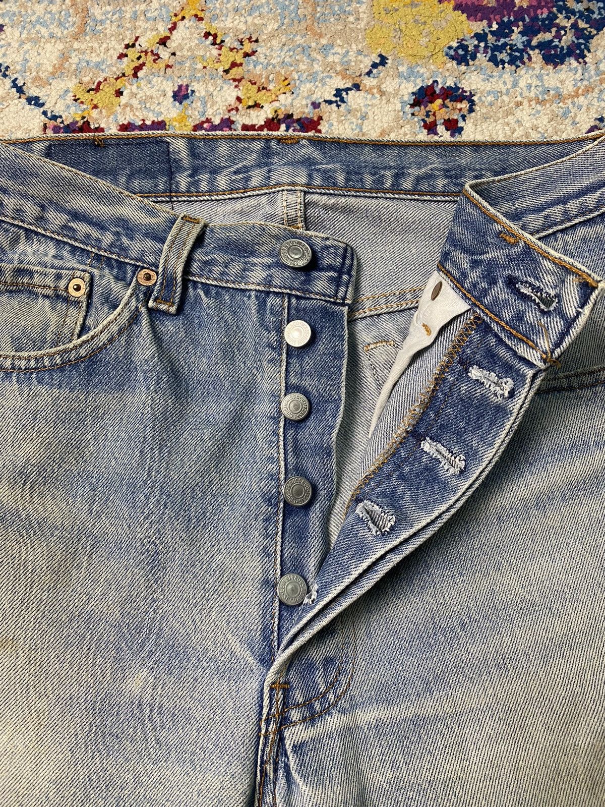 Levi's × Vintage 1994 Cut 501xx Levis Made in USA Button Fly Jeans W30 Size US 30 / EU 46 - 6 Thumbnail