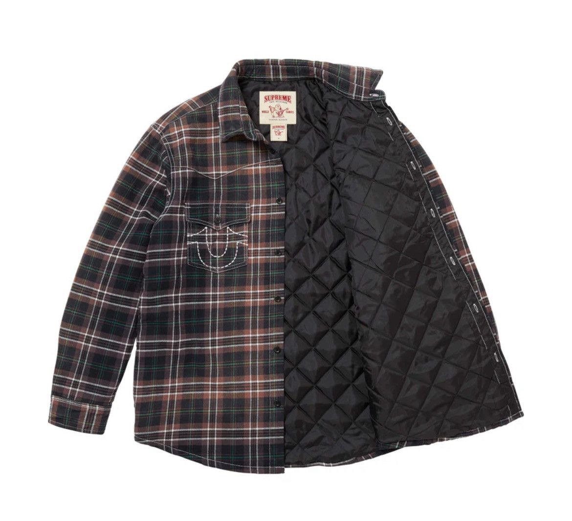 Supreme True Religion Plaid Flannel Shirt