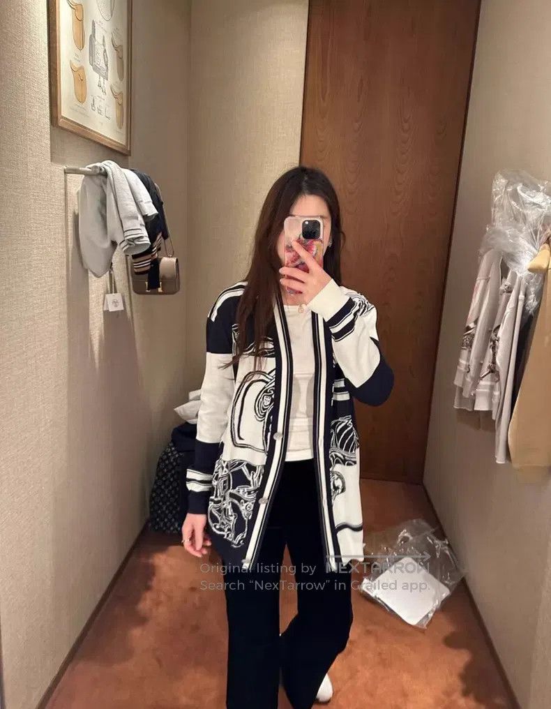 Hermes Hermes Knit Cardigan Jacket Size XS / US 0-2 / IT 36-38 - 8 Thumbnail