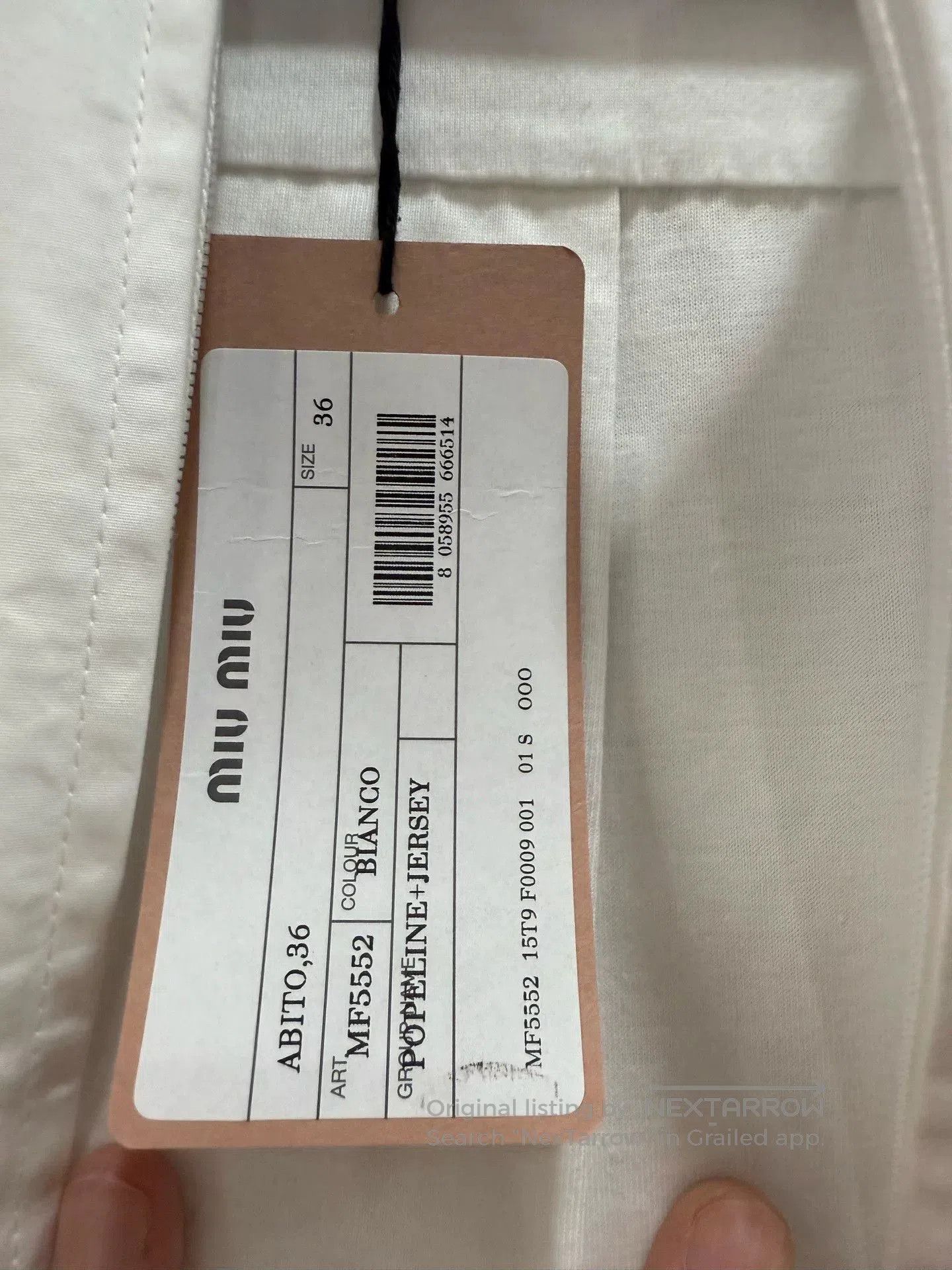 Miu Miu Miu Miu White Shirt Coat. Size XS / US 0-2 / IT 36-38 - 8 Thumbnail
