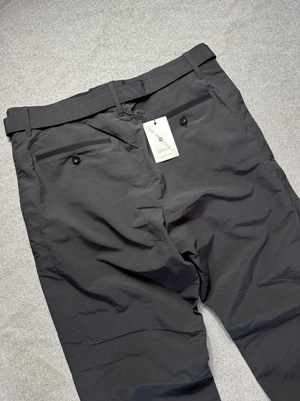 Sacai Sacai Matte Polyester Belted Tafetta Pants Size US 34 / EU 50 - 5 Thumbnail