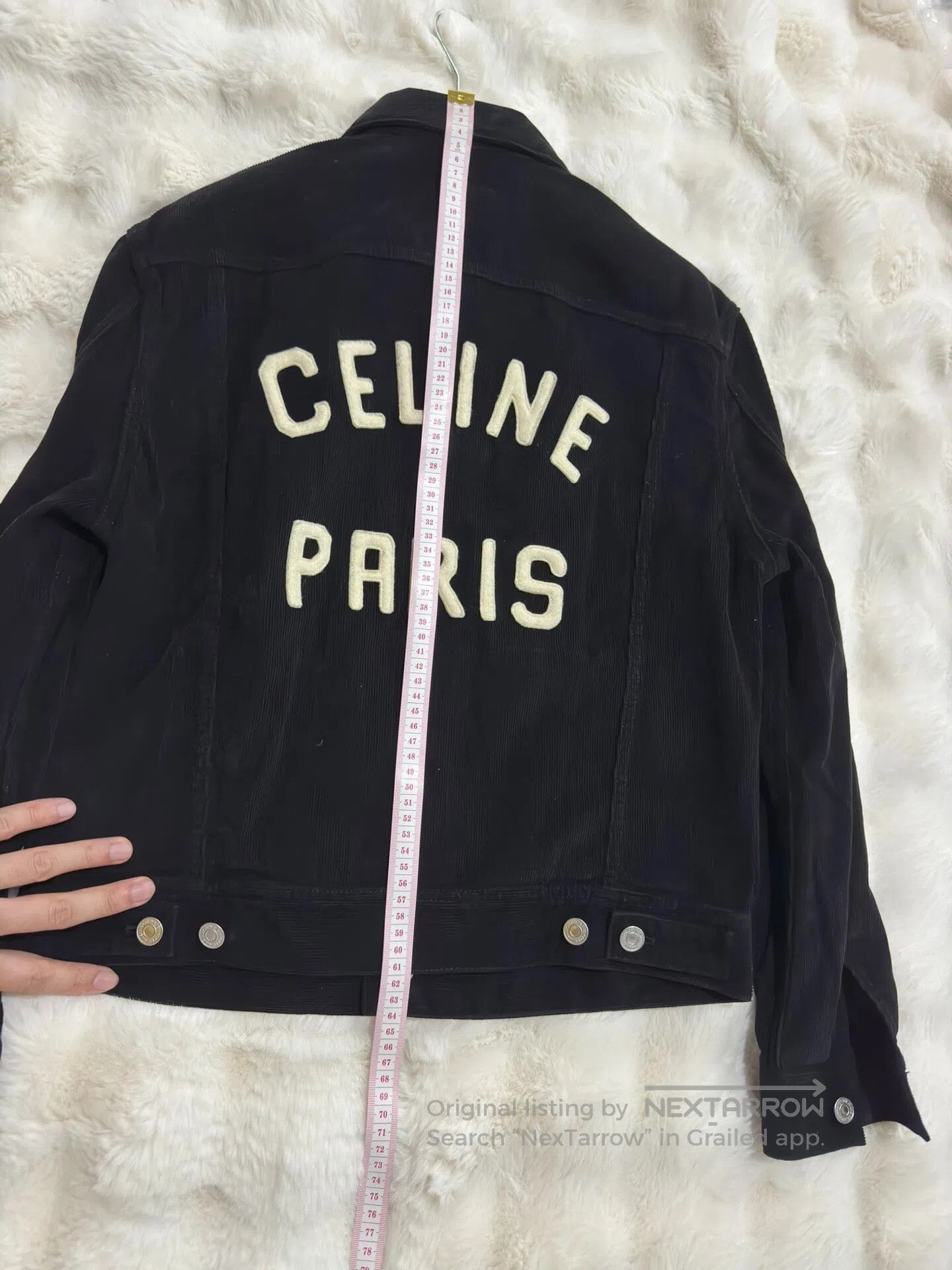 Celine CELINE Corduroy Logo Jacket| Size US S / EU 44-46 / 1 - 9 Thumbnail