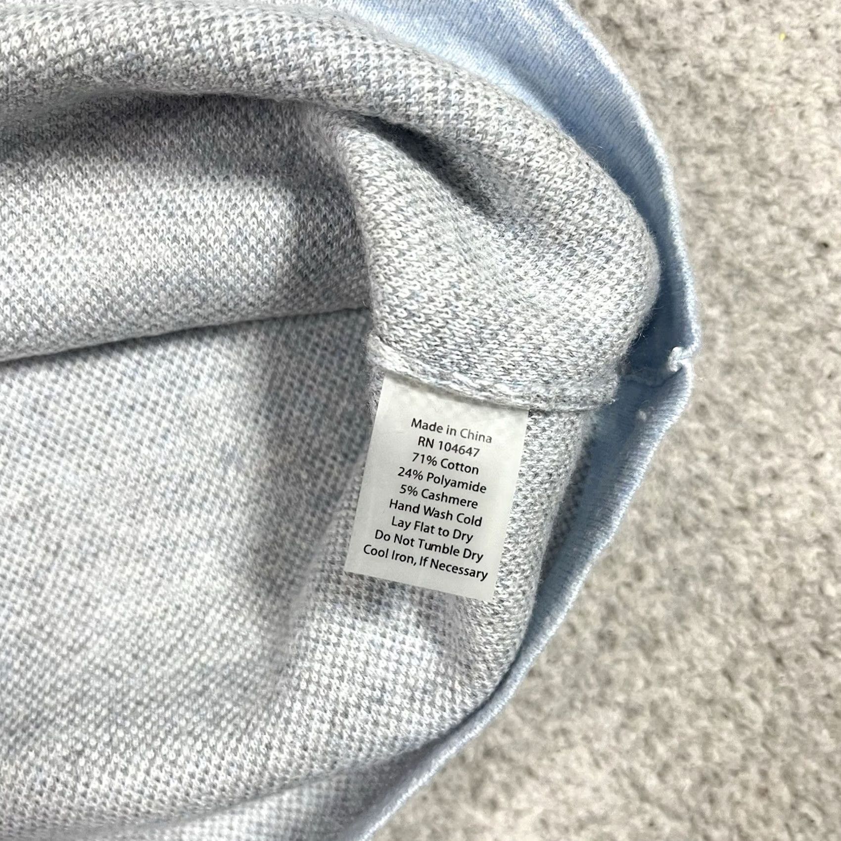 Vintage Kinross Cashmere Sweater Womens S Blue Camo Print Pullover Preppy Pullover Knit Geometric Blue Womens S Kinross Sweater Size S / US 4 / IT 40 - 4 Thumbnail