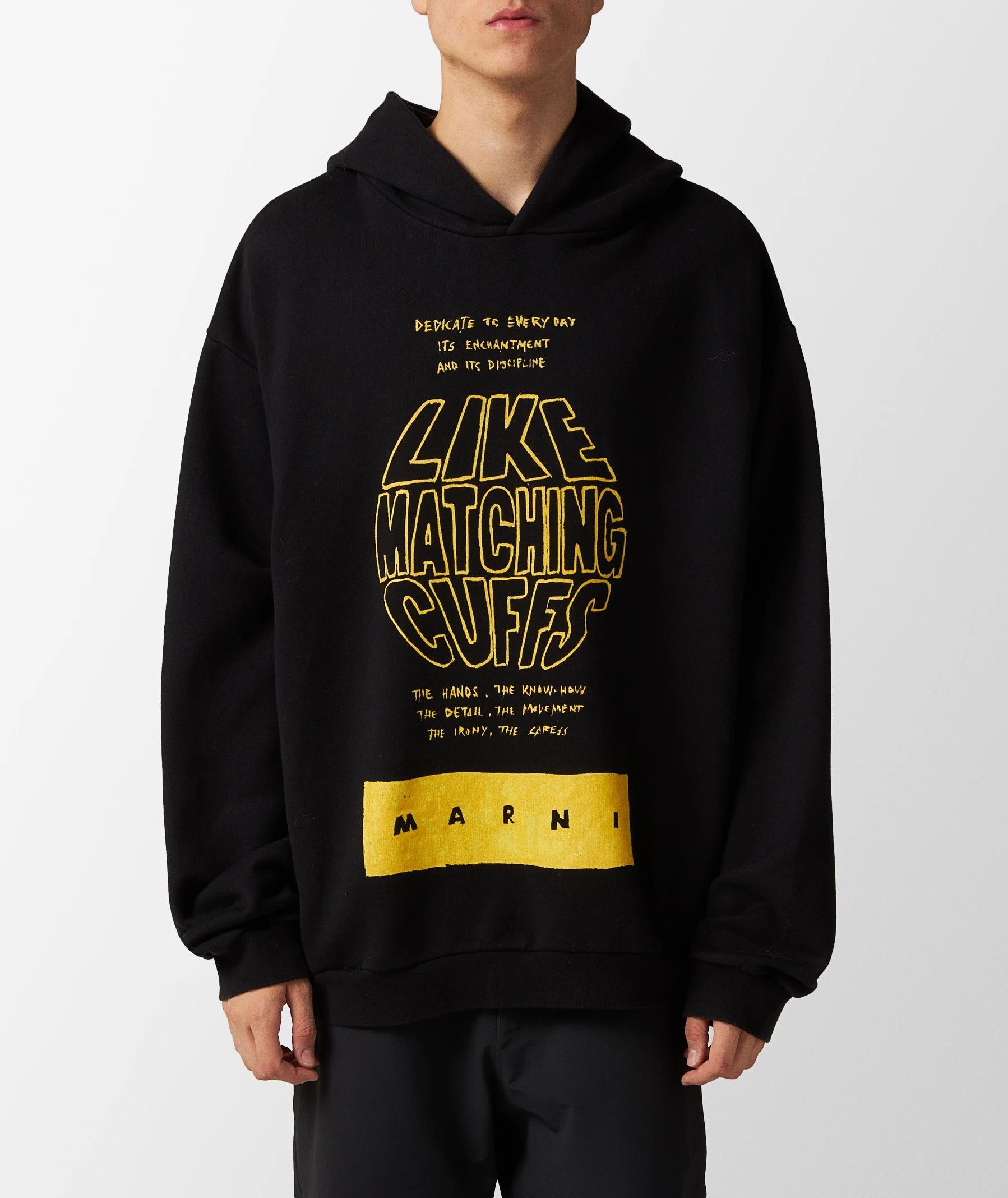 Marni o1w1db1em1224 Hoodie in Black Size US L / EU 52-54 / 3 - 2 Thumbnail