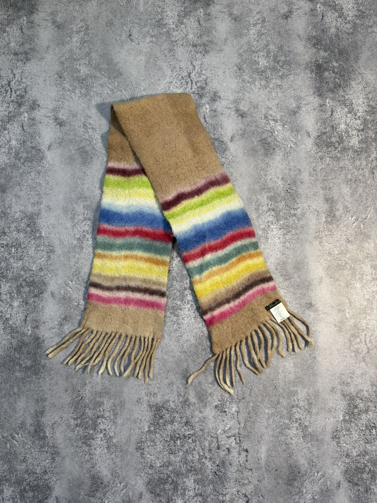 Faliero Sarti × Vintage Faliero Sarti Alpaca scarf Size ONE SIZE - 1 Thumbnail