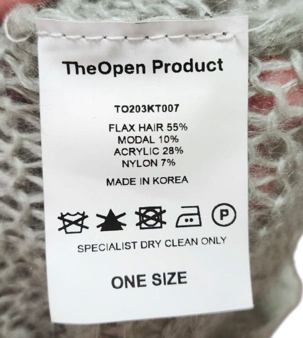Other Theopen Product Boho Knit Mesh Slouchy Pullover Artsy Grunge Size ONE SIZE - 9 Thumbnail