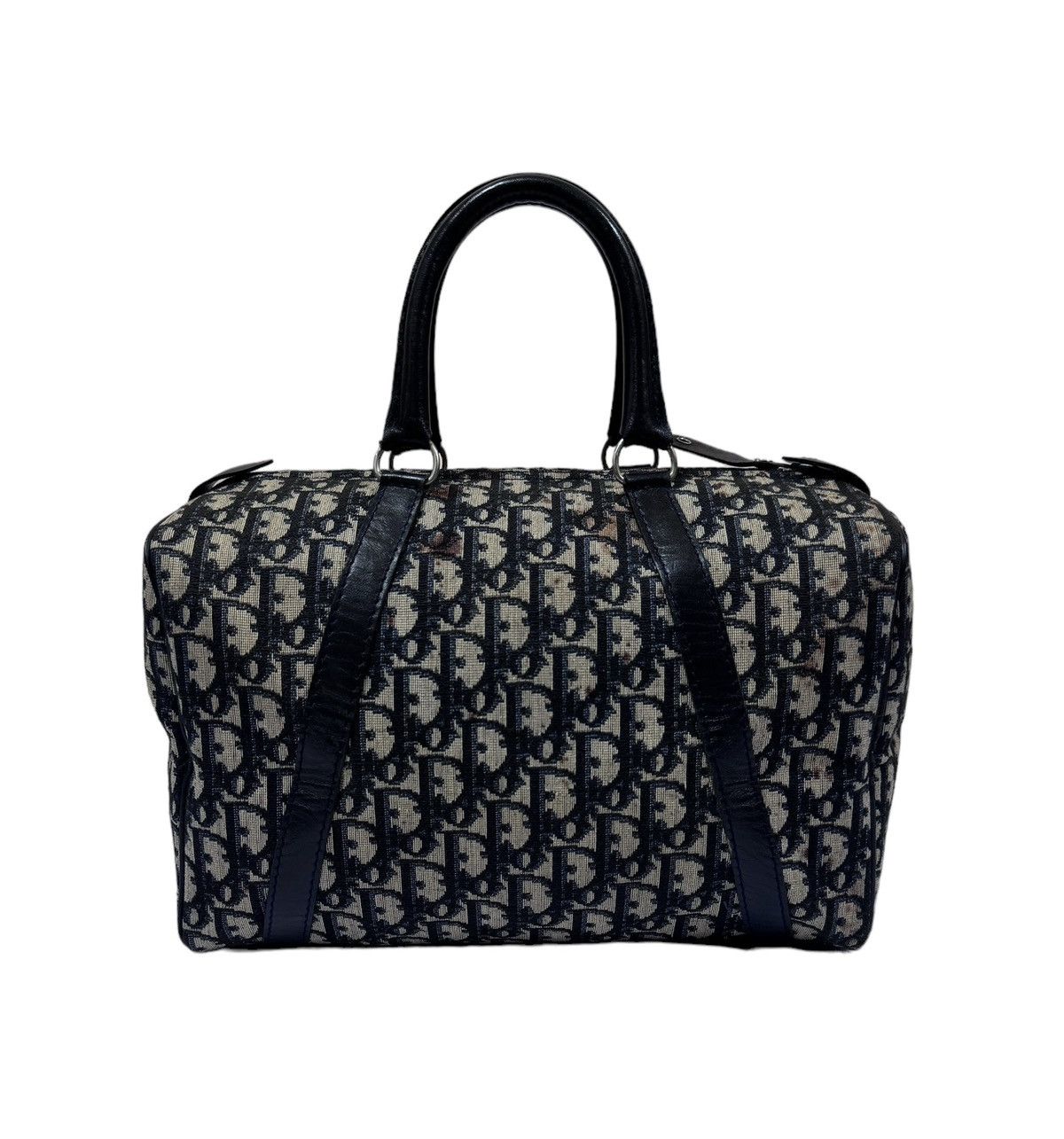 Dior Christian Dior Monogram Blue Oblique Canvas Boston Bag Size ONE SIZE - 2 Thumbnail