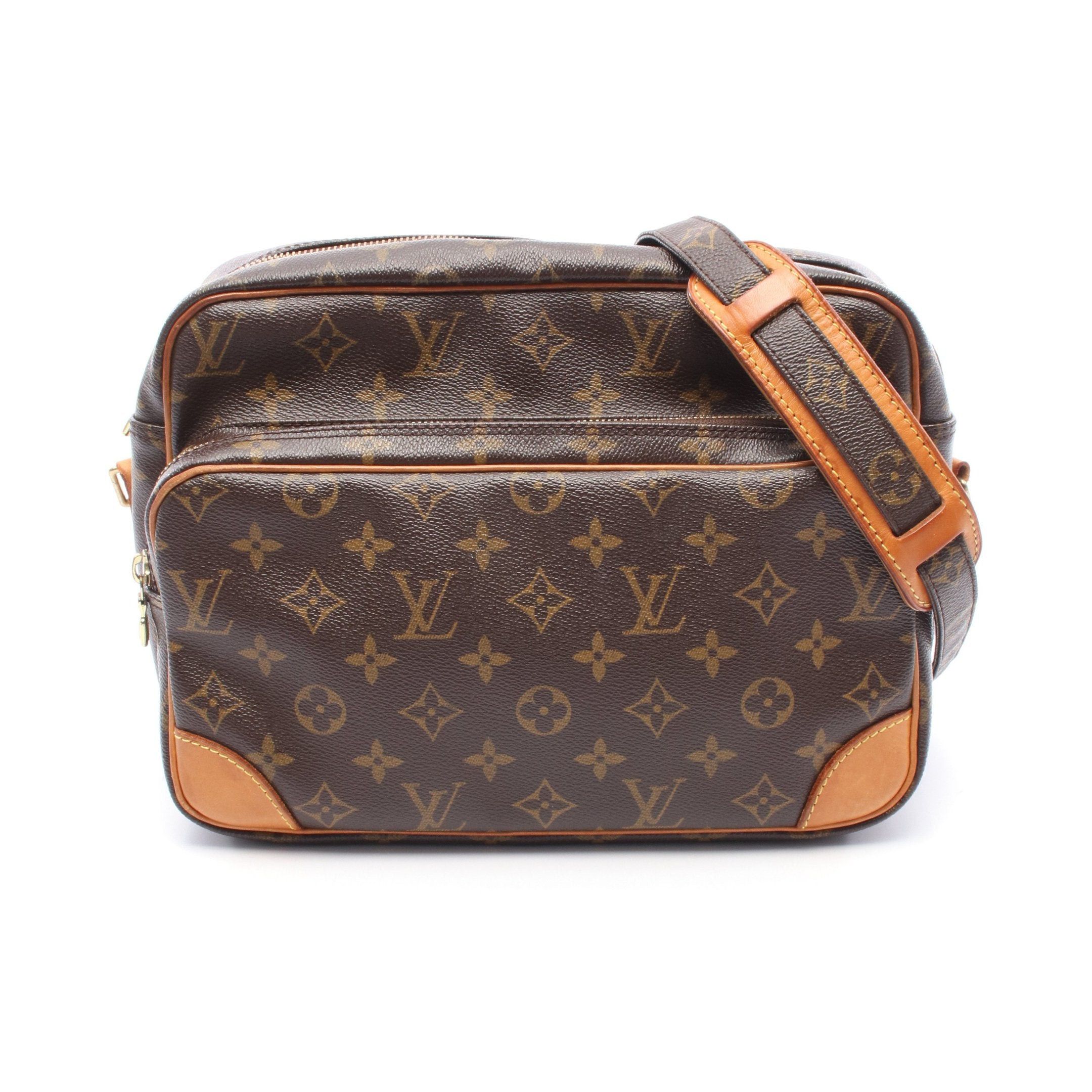 Louis Vuitton Louis Vuitton Nil Monogram Shoulder Bag Leather Brown Size ONE SIZE - 1 Thumbnail