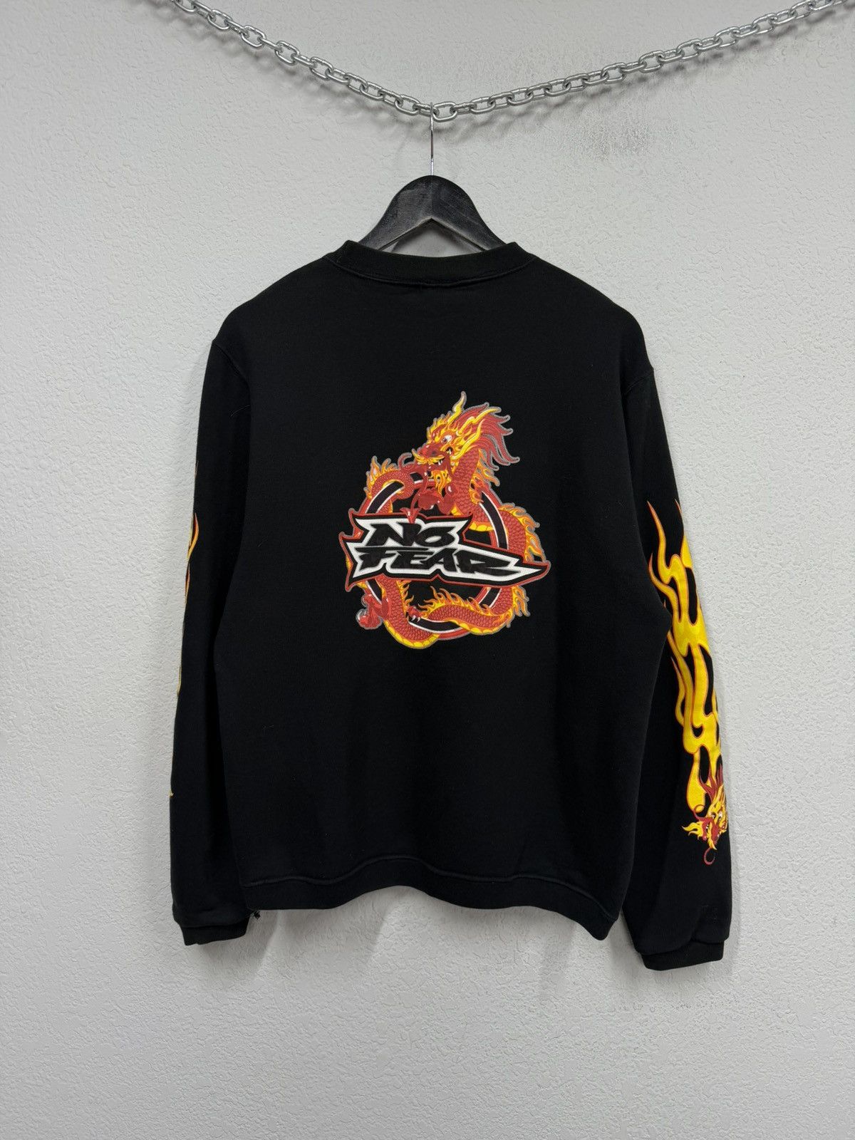 No Fear Vintage No Fear Dragon Fire Flame Sweatshirt Y2K Skateboard Size US S / EU 44-46 / 1 - 4 Thumbnail