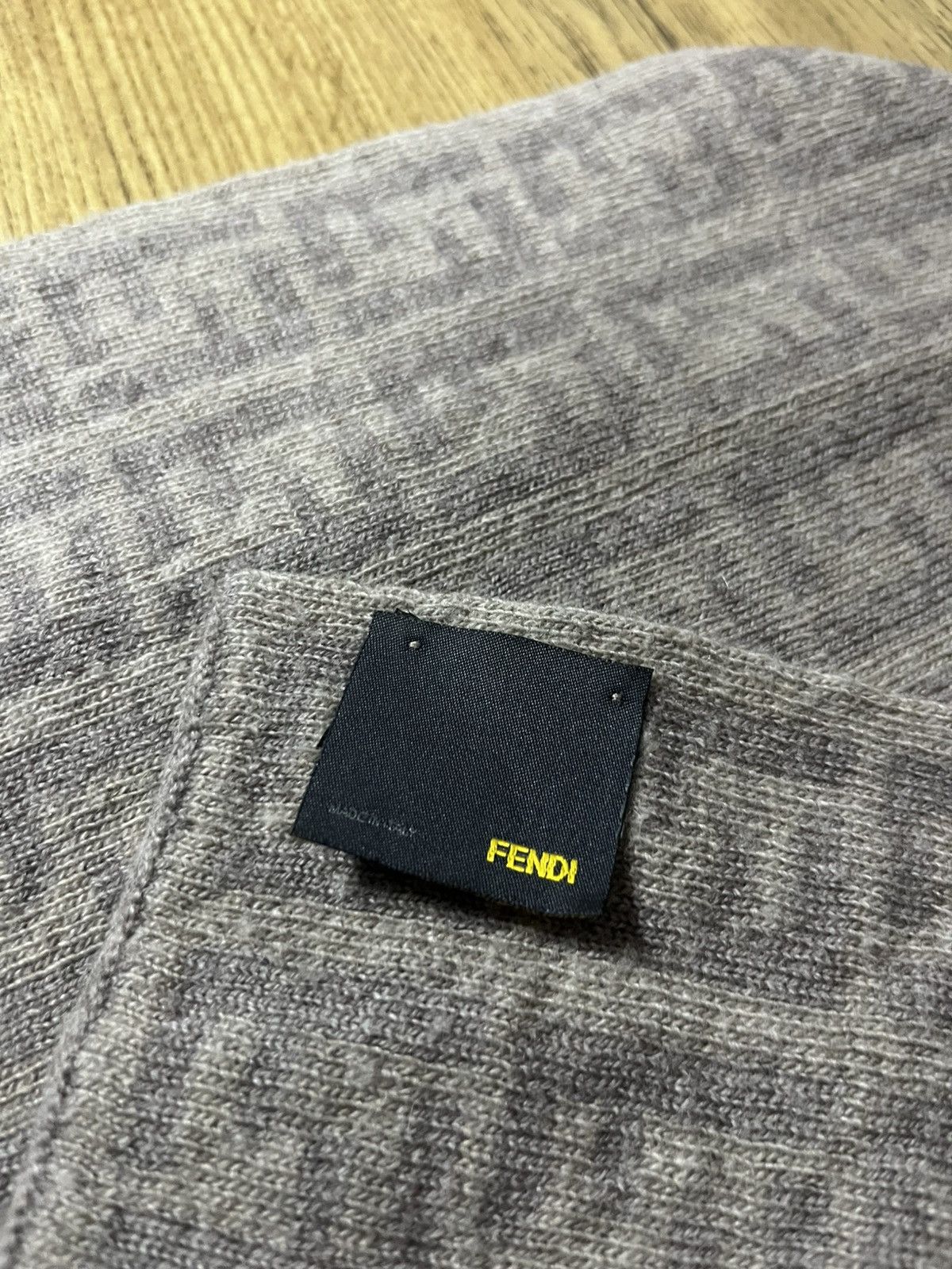 Fendi Vintage Fendi Monogram Wool Blend Scarf Size ONE SIZE - 3 Thumbnail